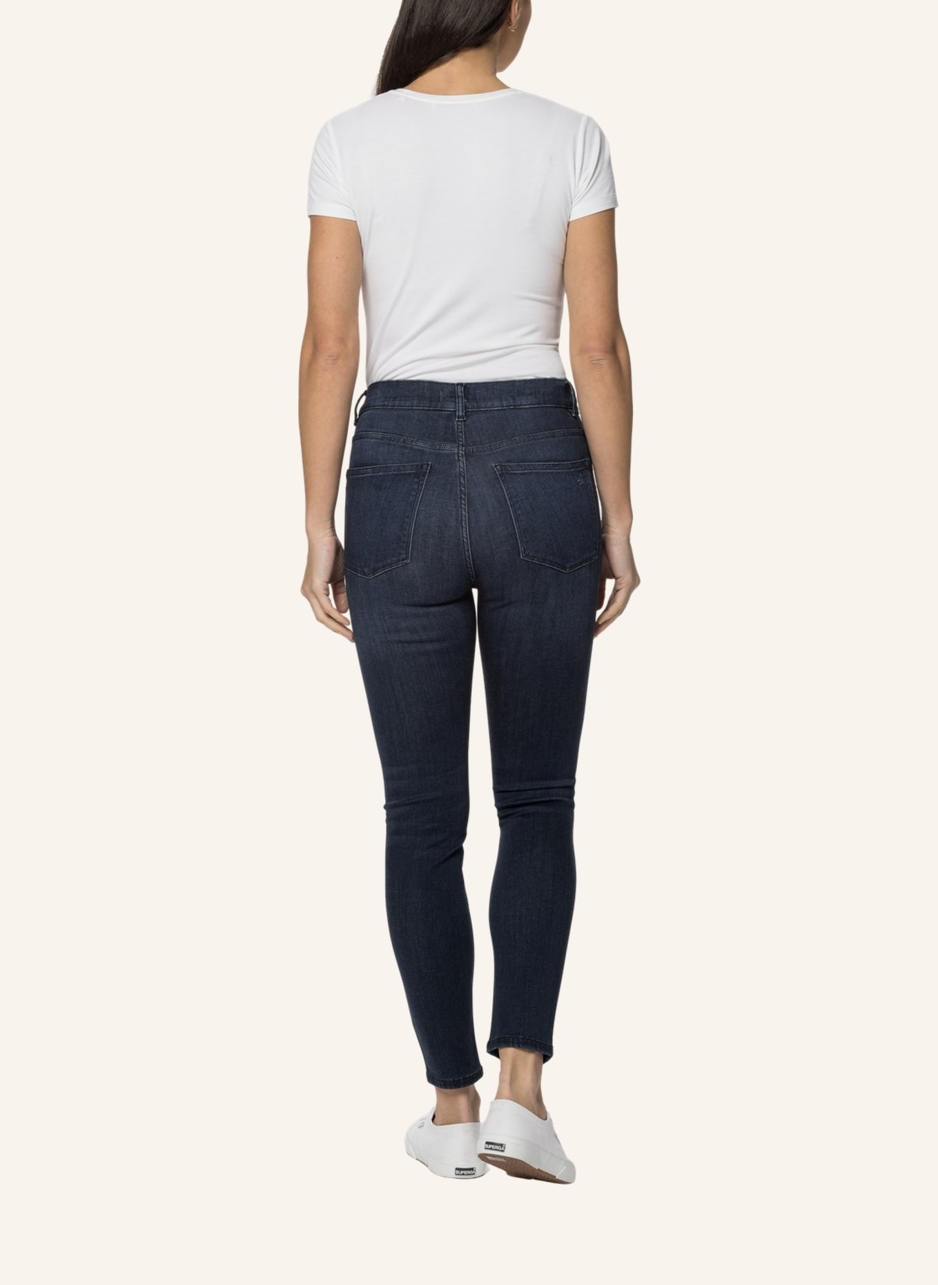 DL1961 Skinny Jeans FARROW, Farbe: BLAU (Bild 4)