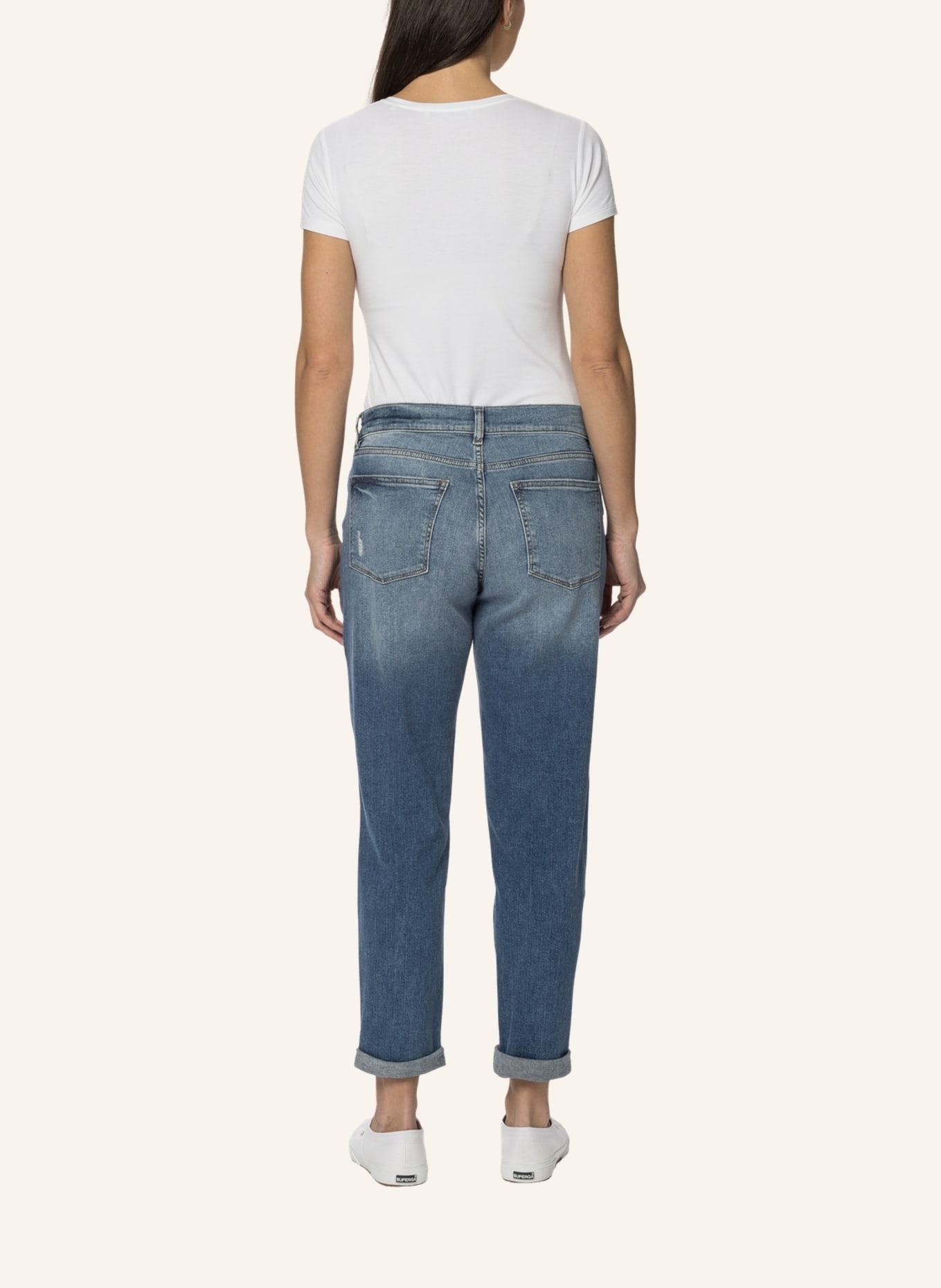 DL1961 Destroyed Jeans RILEY BOYFRIEND, Farbe: BLAU (Bild 4)