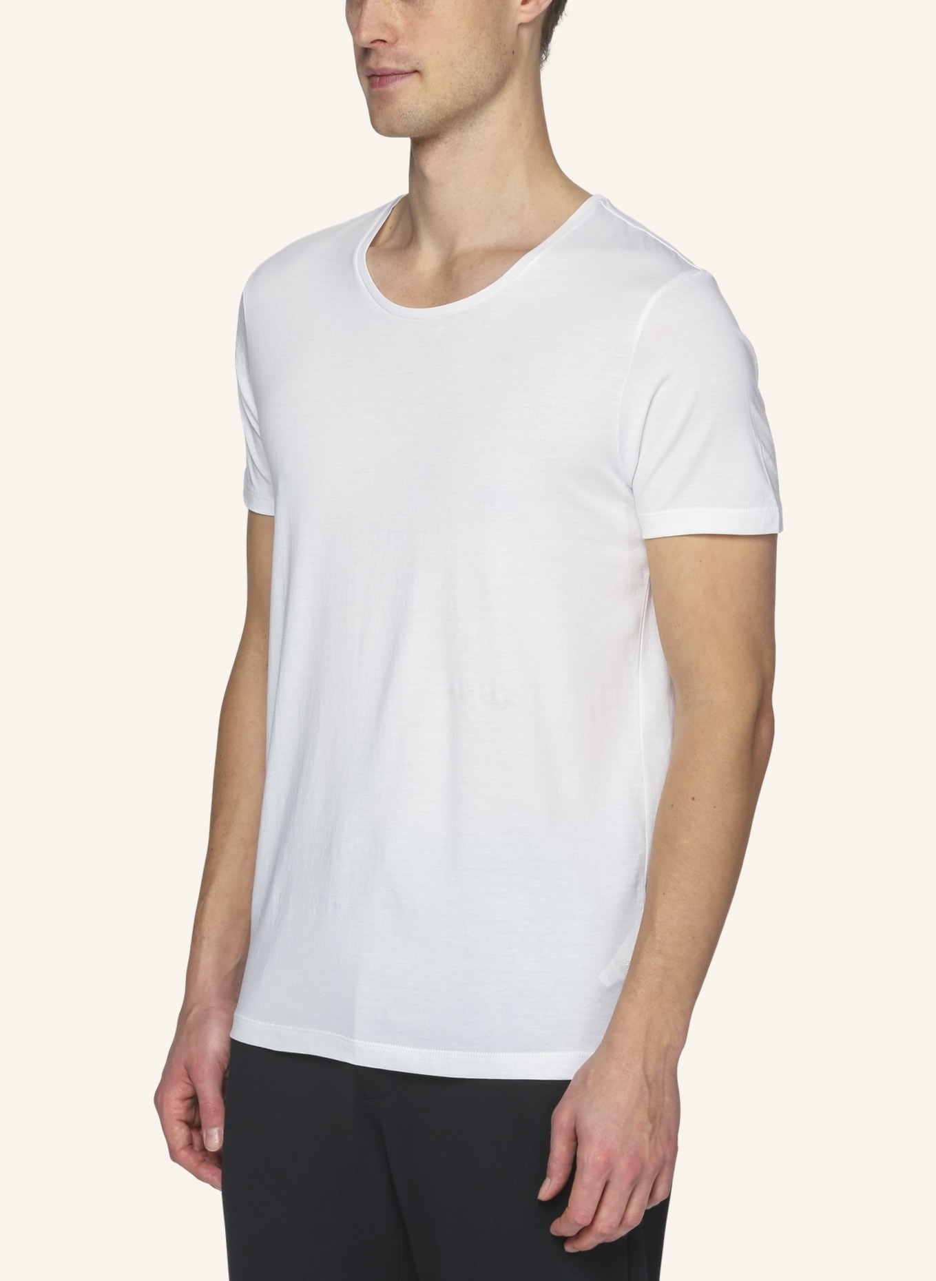 TRUSTED HANDWORK Round Neck 1/2-Sleeve T-Shirt, Farbe: WEISS (Bild 4)