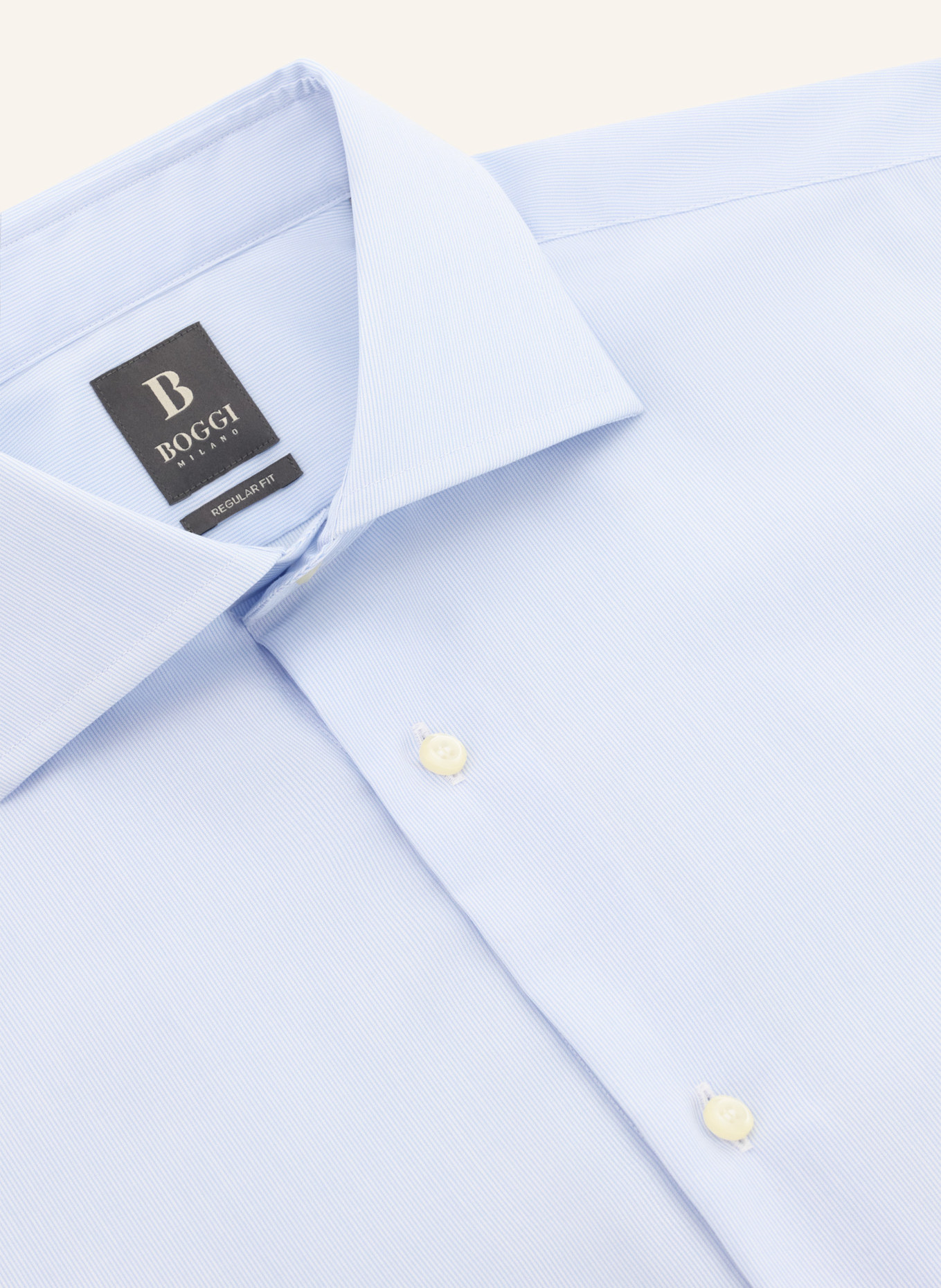 BOGGI MILANO Hemd: HELLBLAU