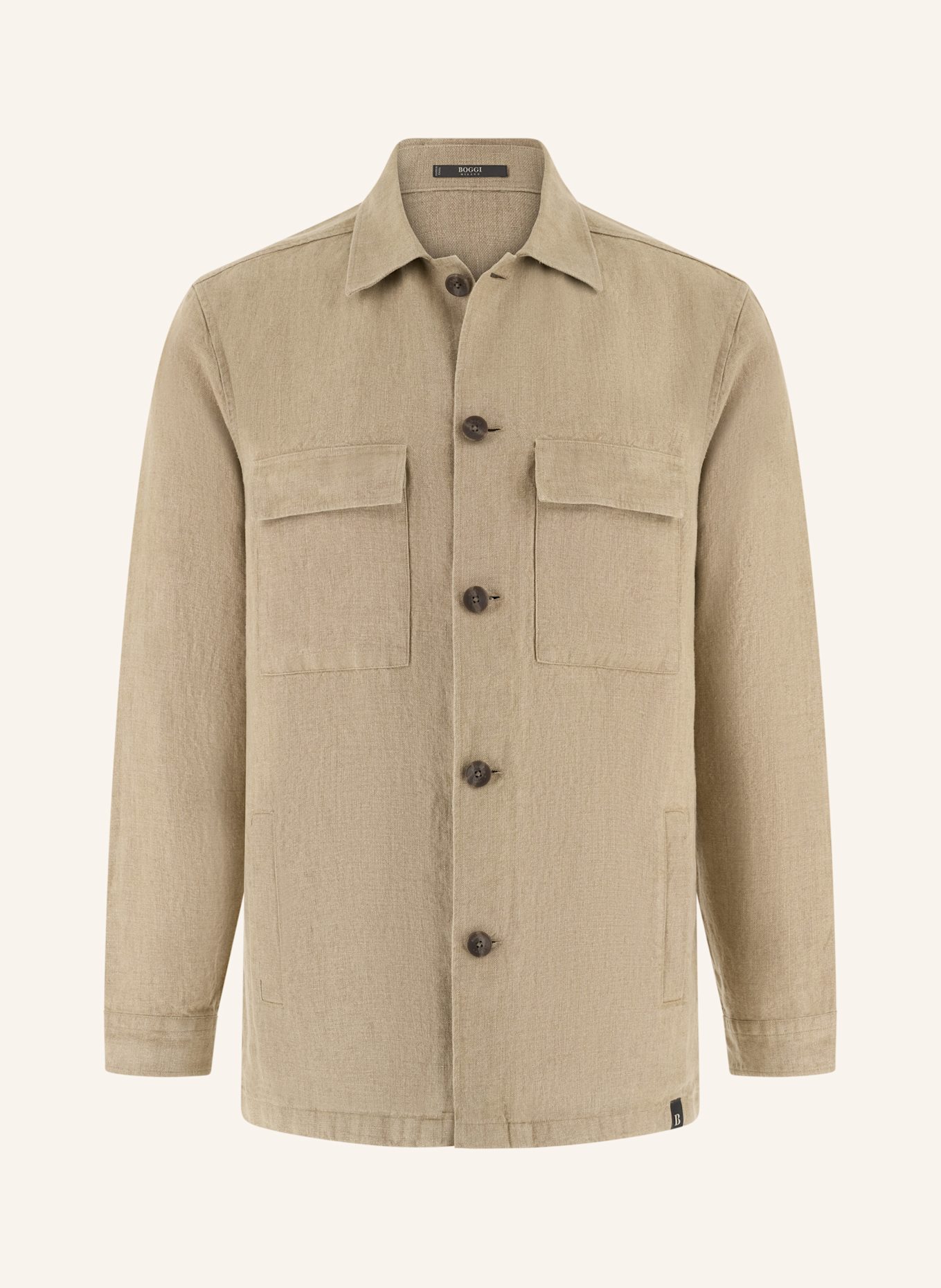 BOGGI MILANO Overjas: BEIGE