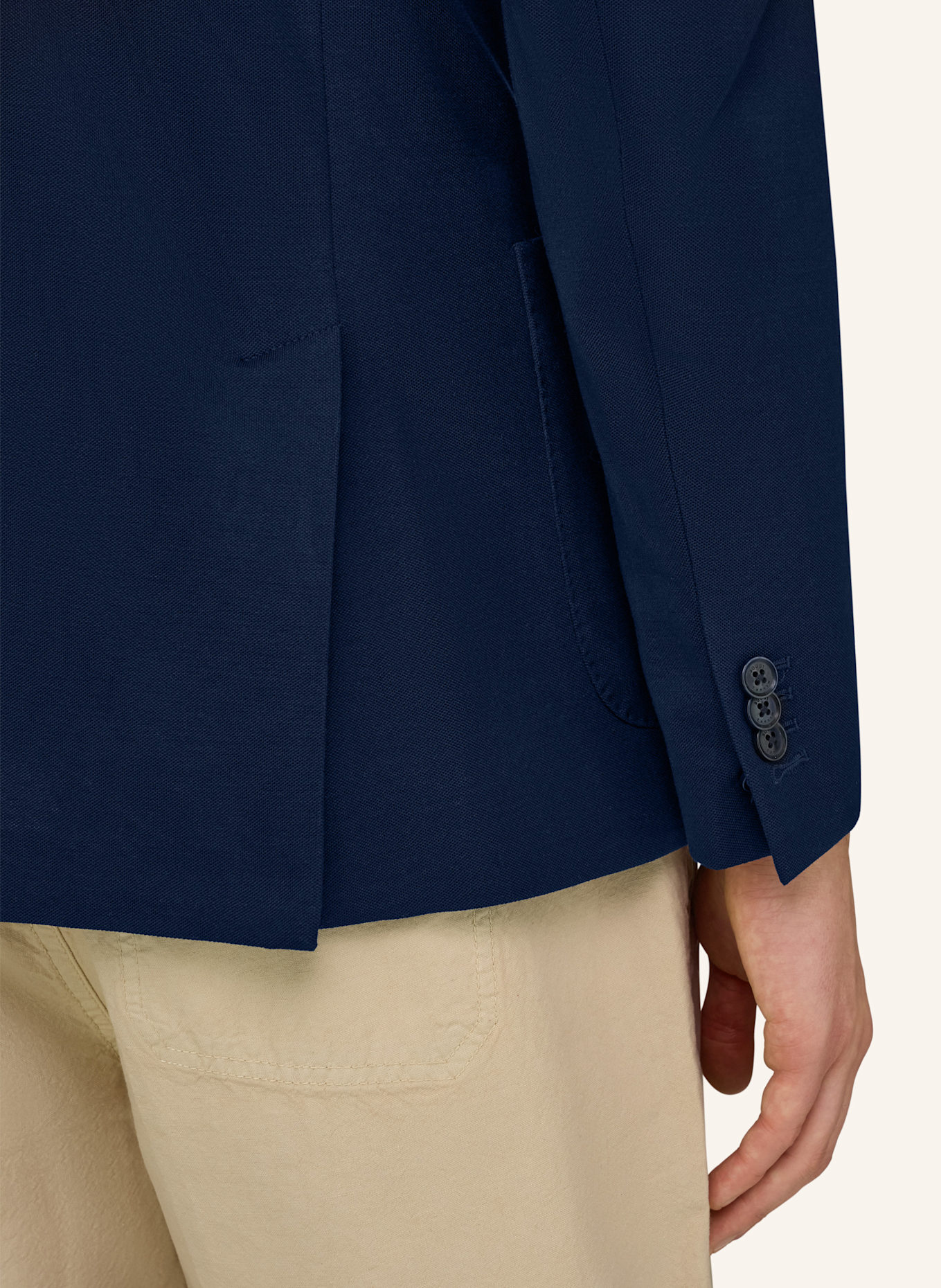 BOGGI MILANO Sweatjasje: DONKERBLAUW