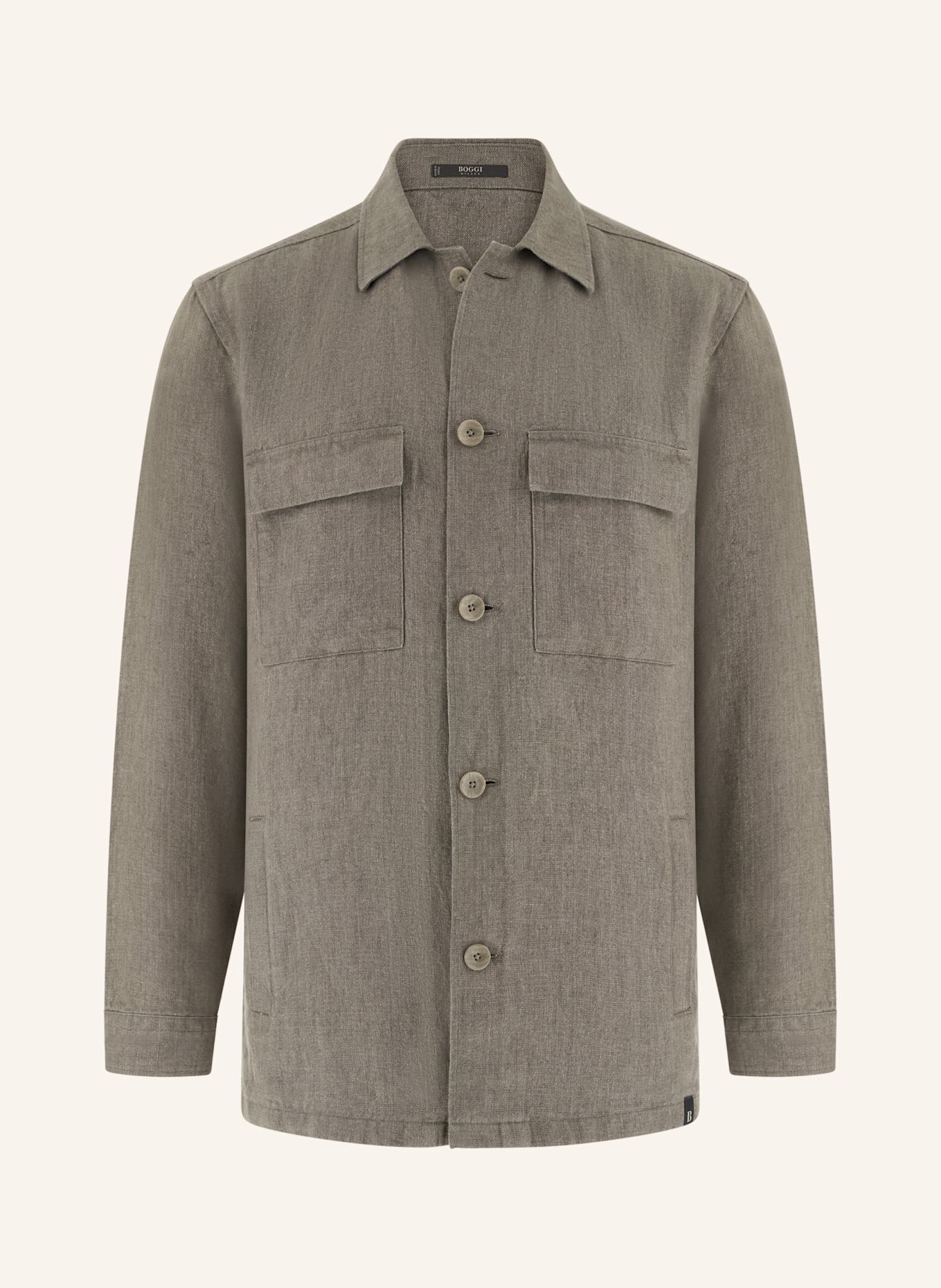 BOGGI MILANO Overjas: LICHTGROEN