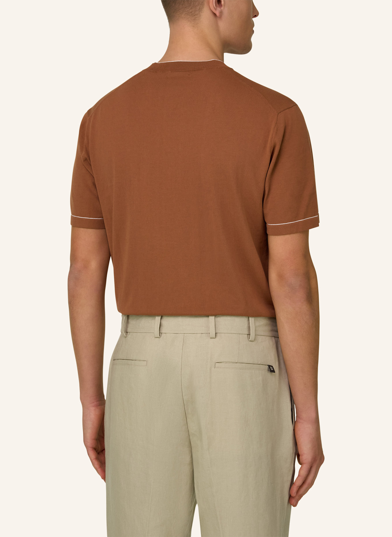 BOGGI MILANO Pullover: ORANGE