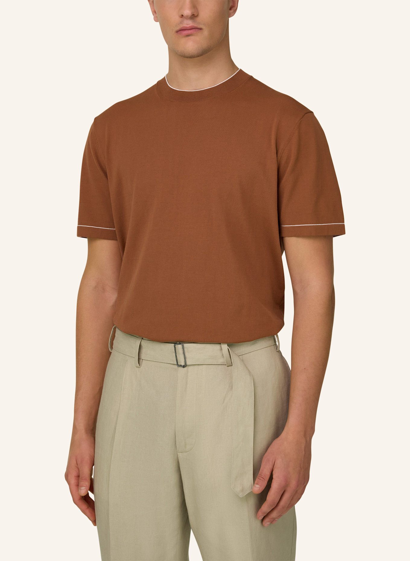 BOGGI MILANO Pullover: ORANGE