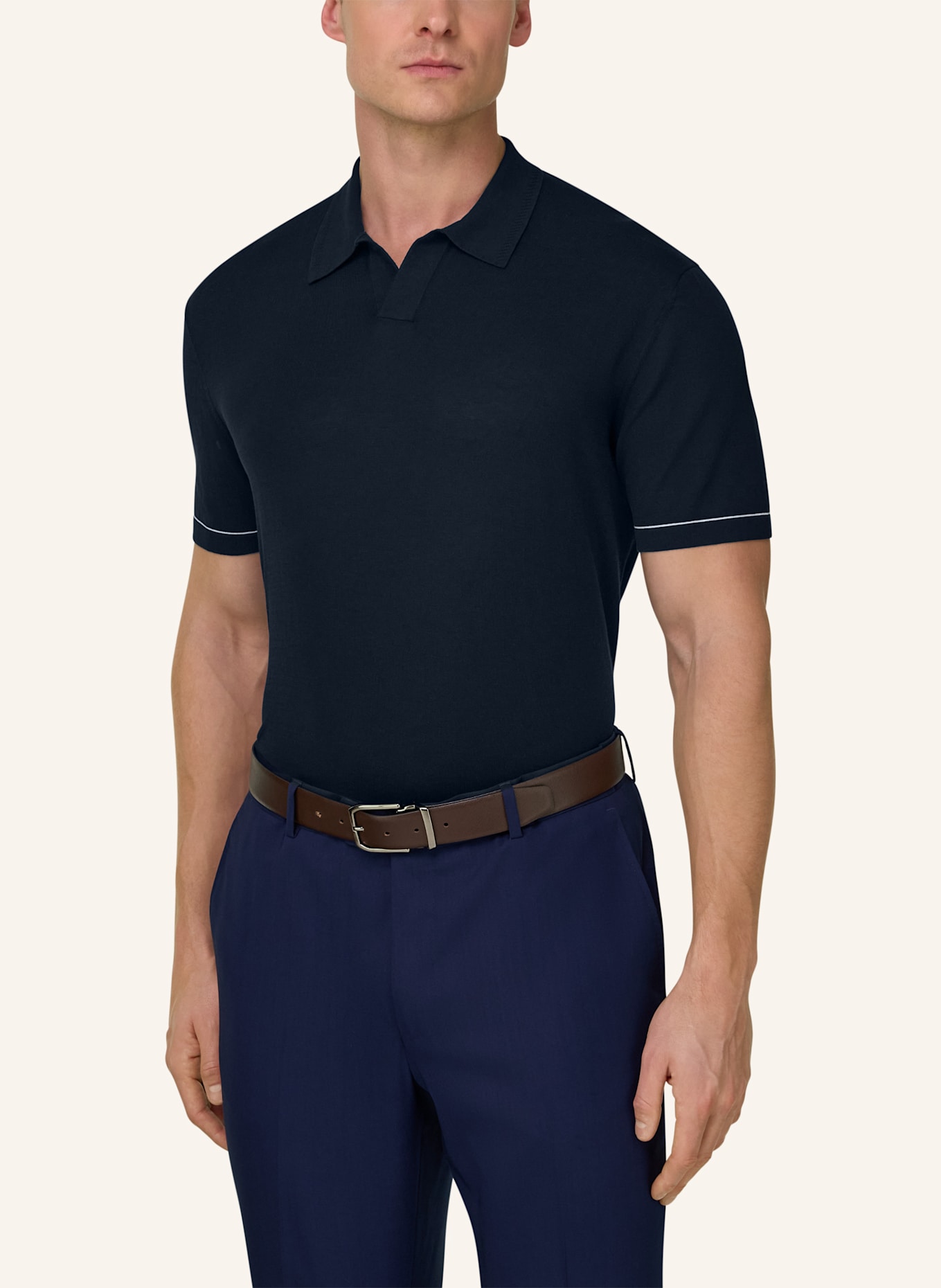 BOGGI MILANO Pullover: BLAUW