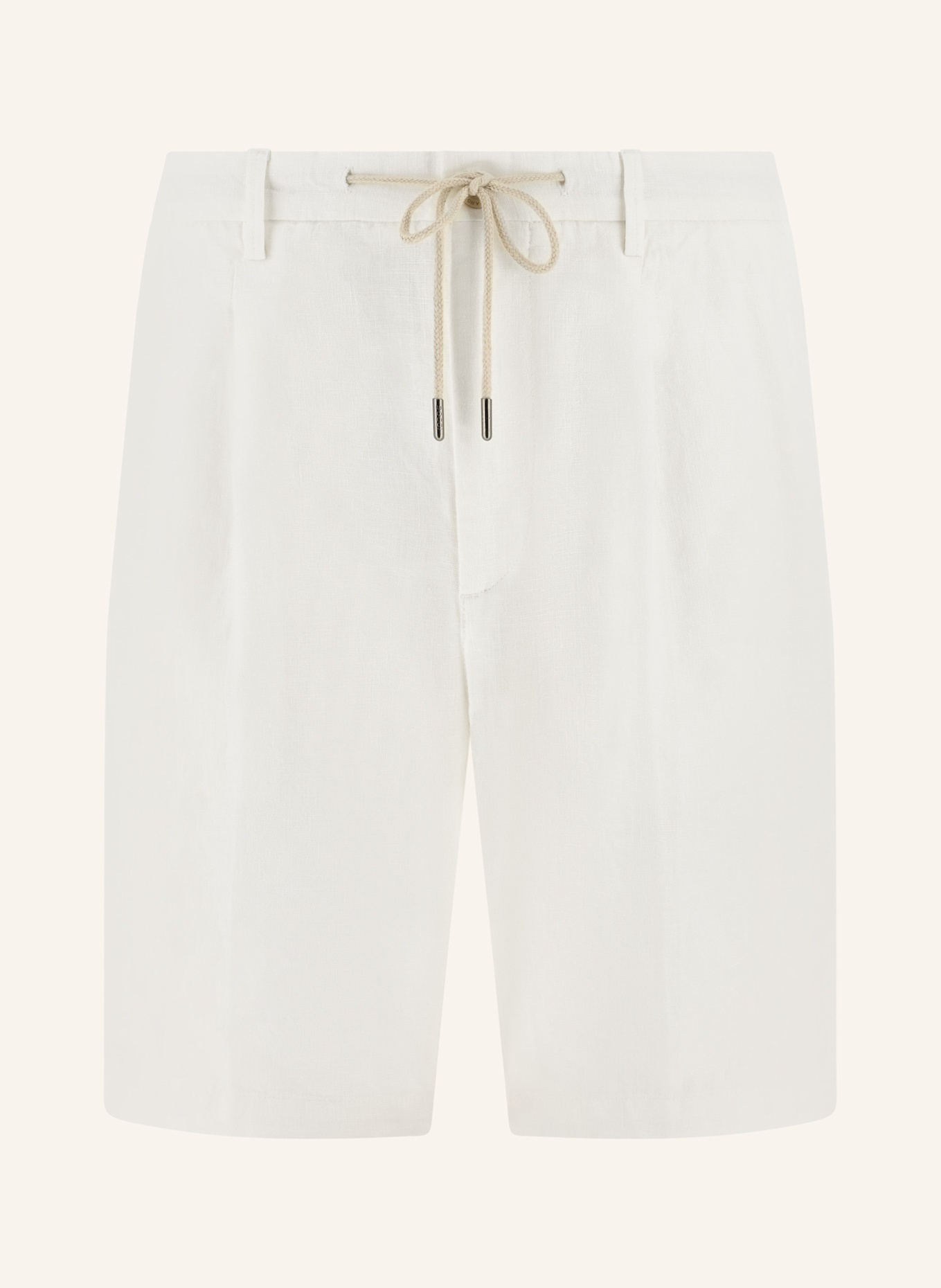 BOGGI MILANO Bermudahose: WEISS