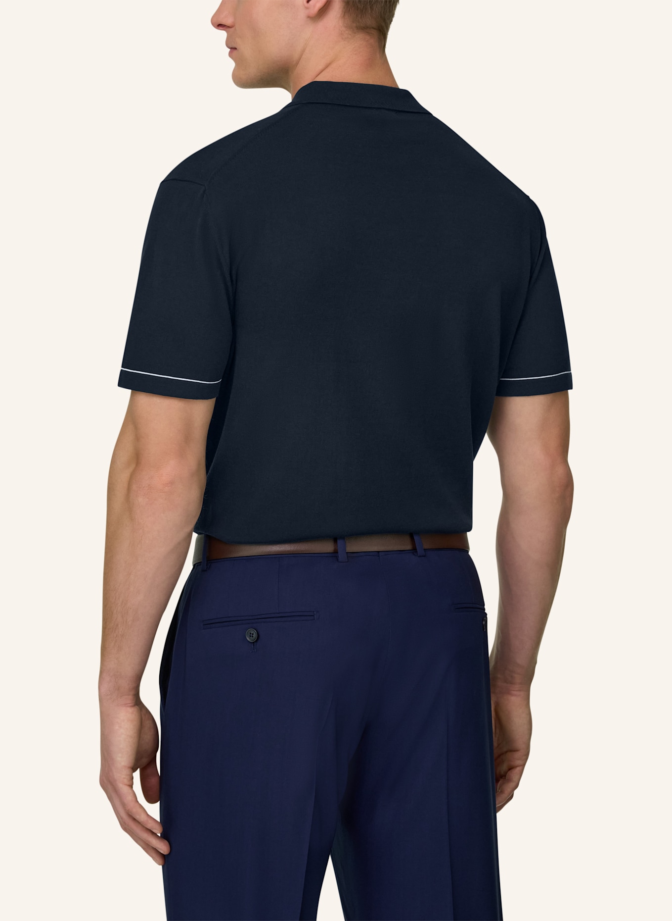 BOGGI MILANO Pullover: BLAUW