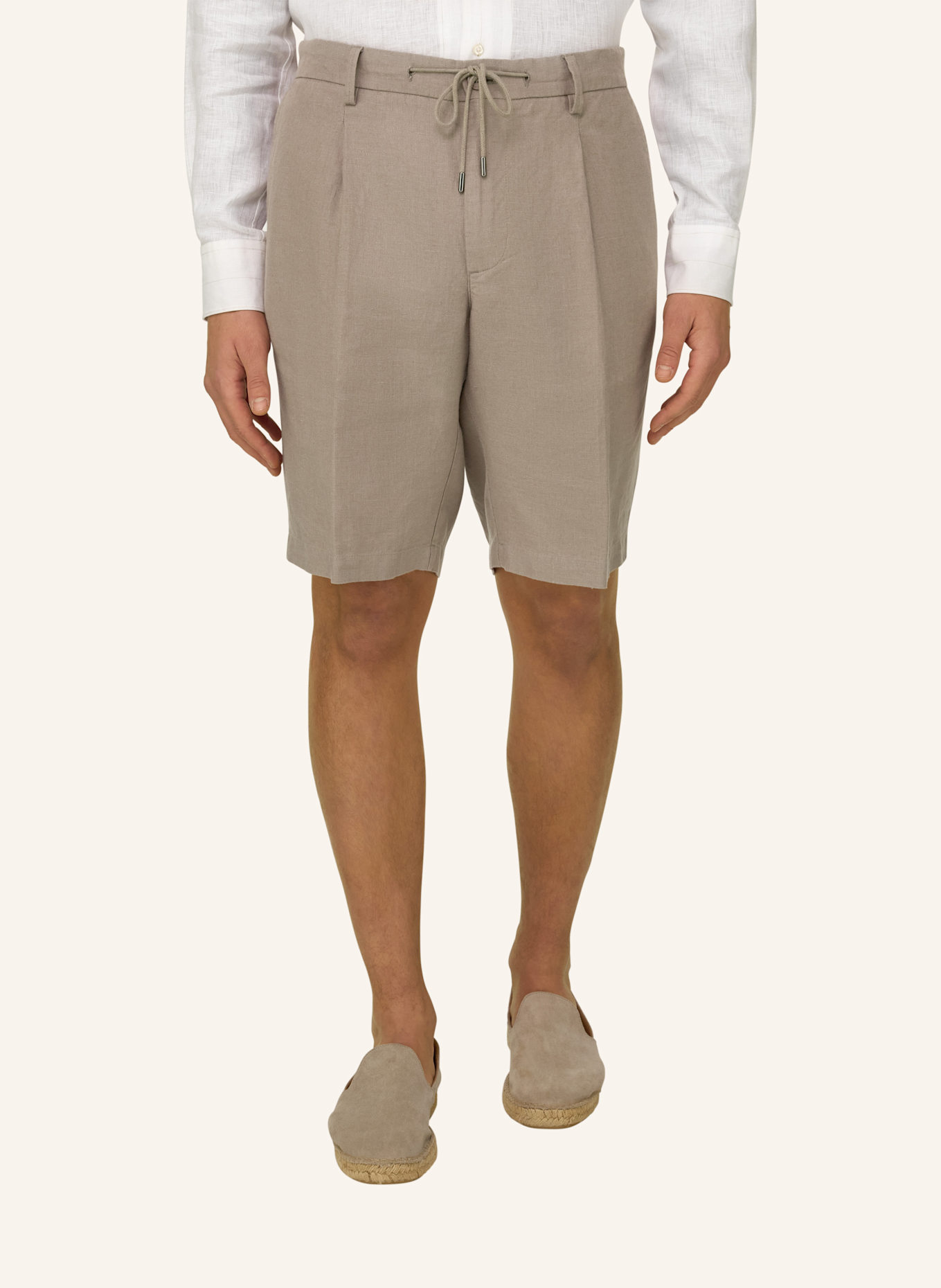 BOGGI MILANO Bermudahose: GRAU