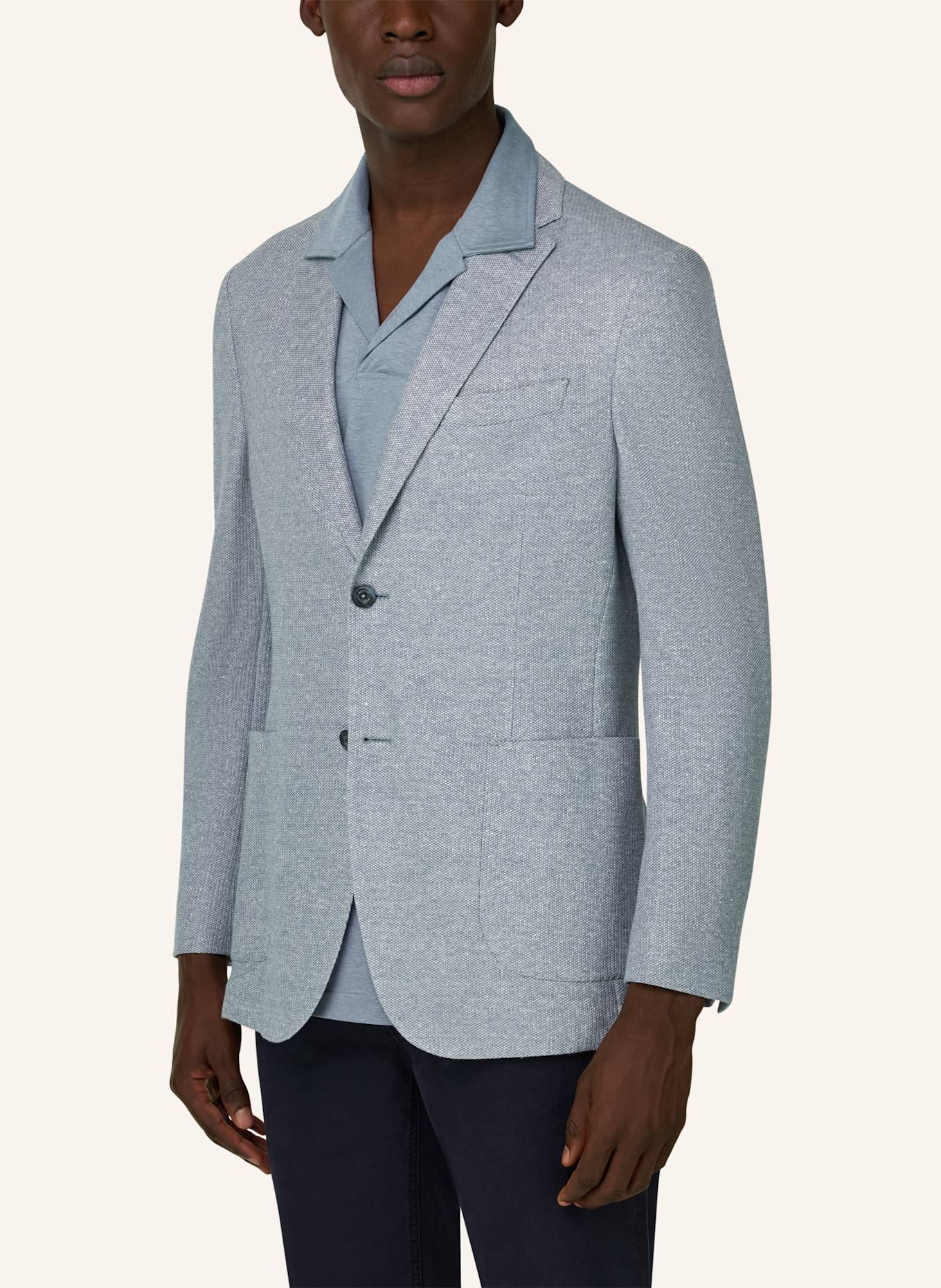 BOGGI MILANO Sweat-Sakko: BLAU