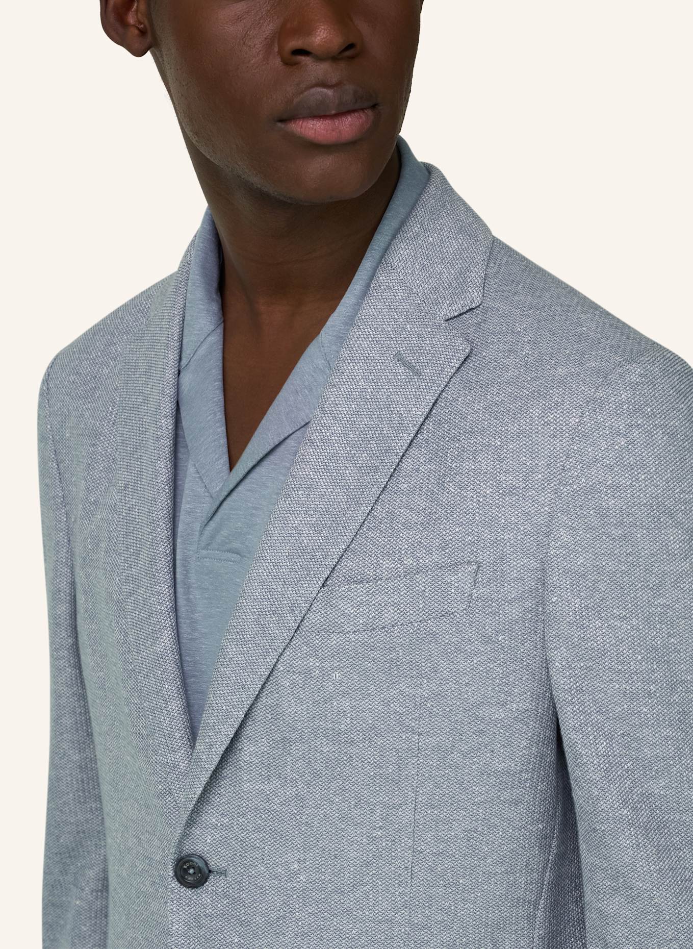 BOGGI MILANO Sweat-Sakko: BLAU