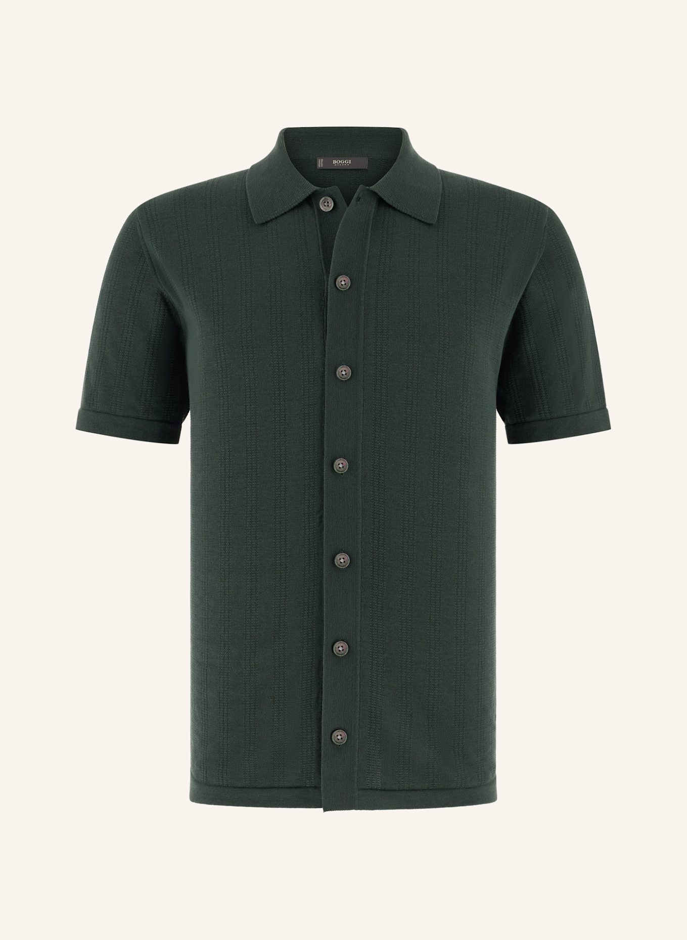 BOGGI MILANO Trui: DONKERGROEN