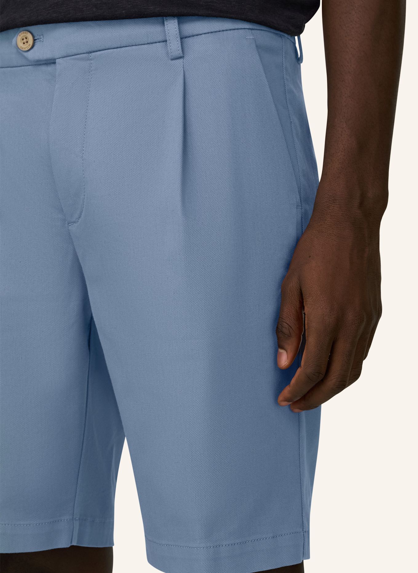 BOGGI MILANO Bermudahose: BLAU