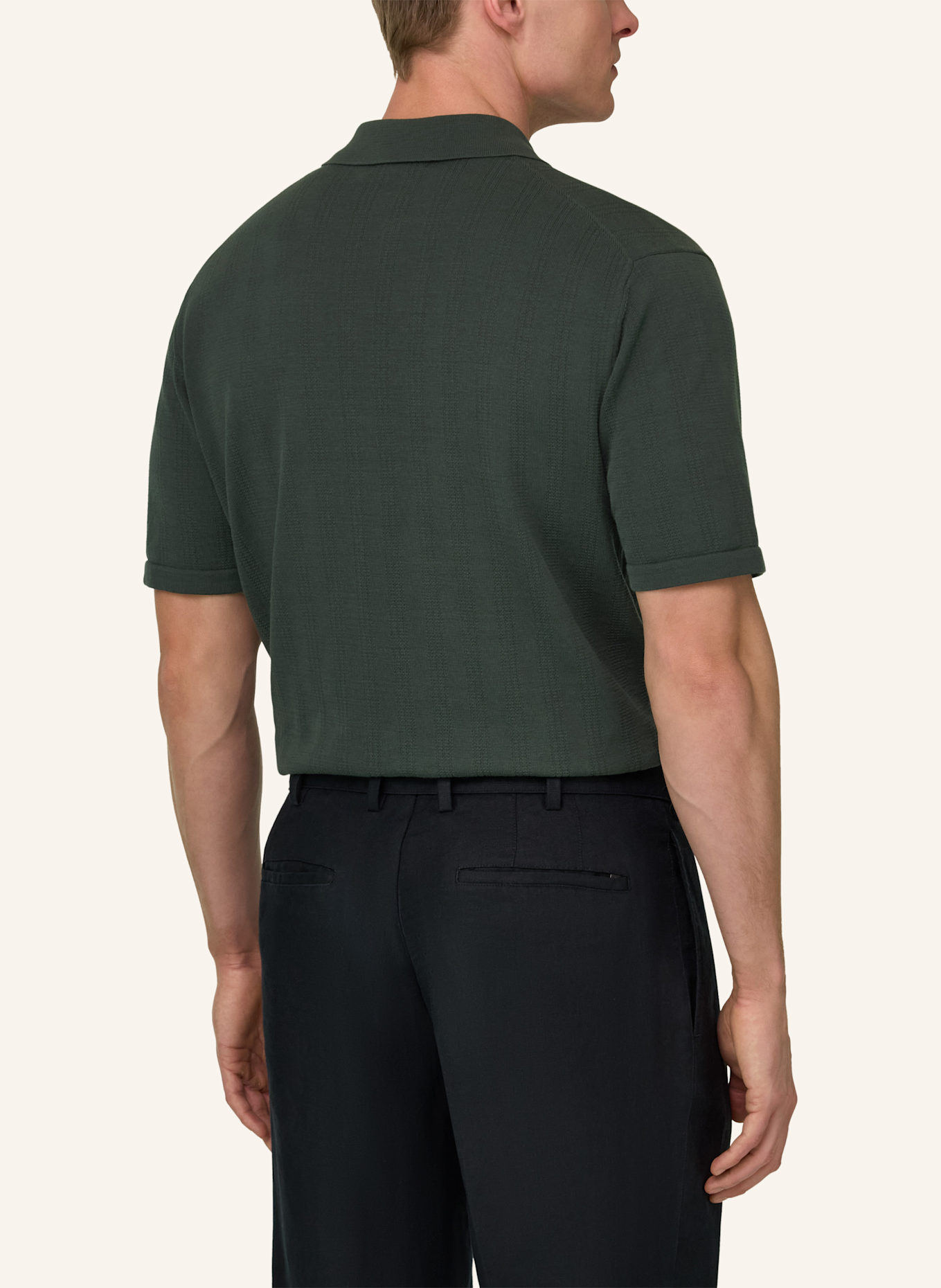 BOGGI MILANO Trui: DONKERGROEN