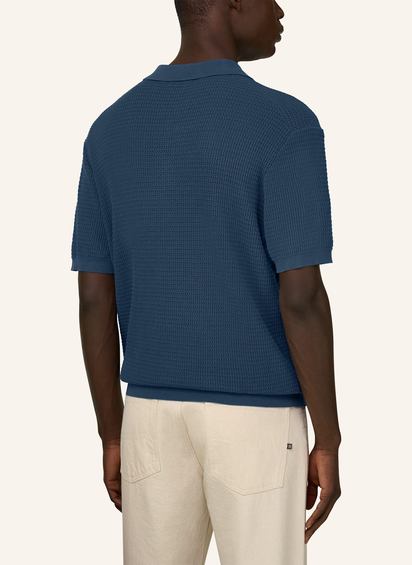 BOGGI MILANO Trui: BLAUW