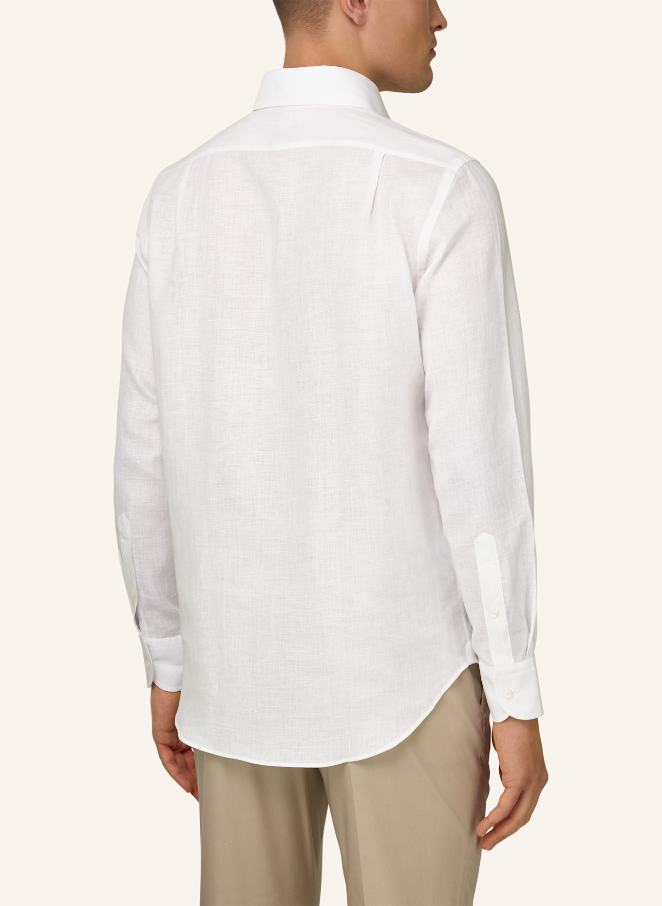 BOGGI MILANO Overhemd met normale pasvorm: WIT