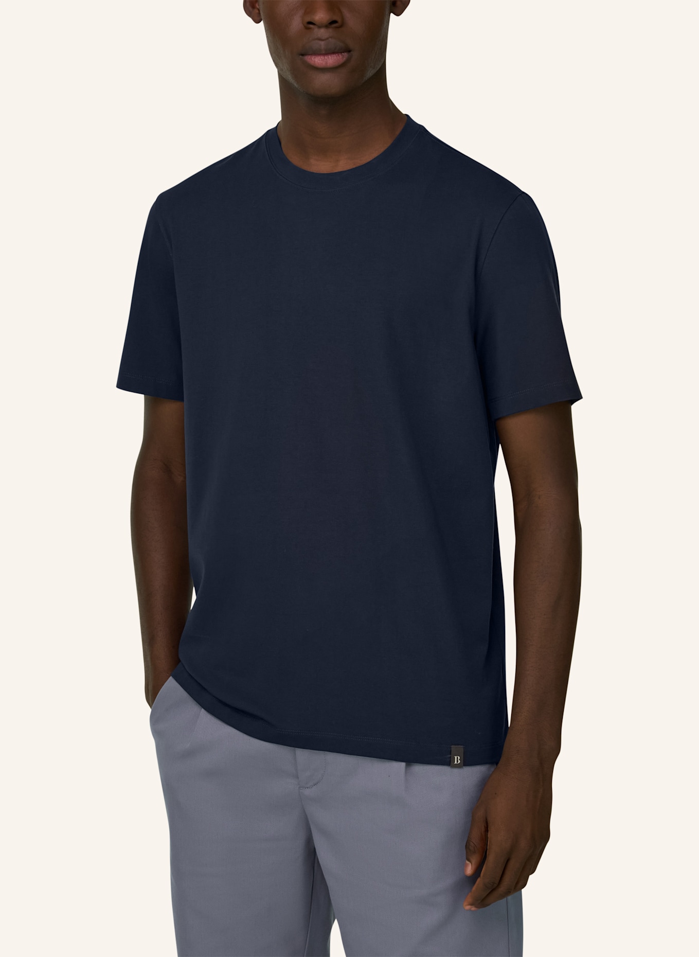 BOGGI MILANO T-Shirt: BLAU