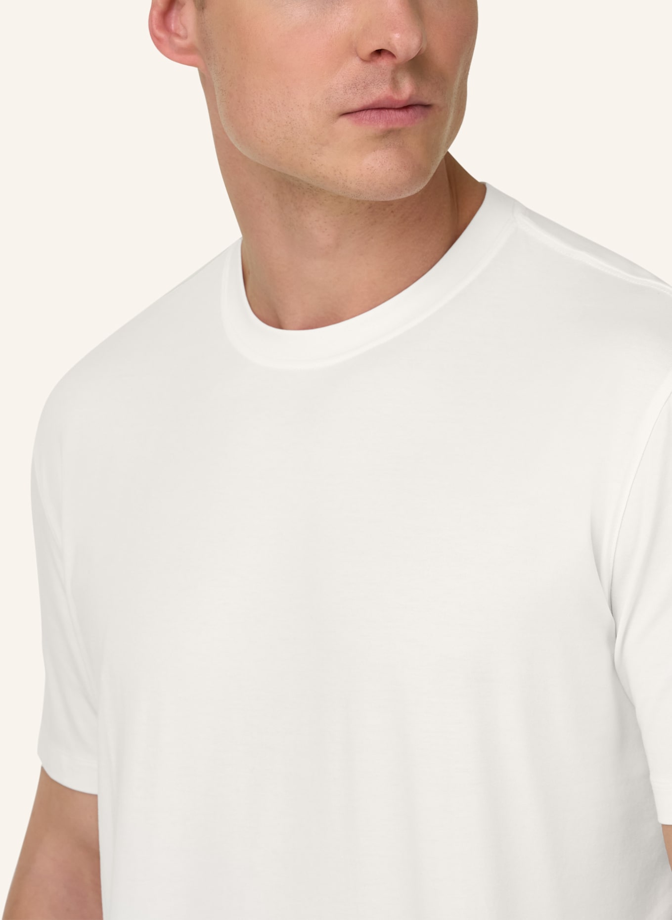 BOGGI MILANO T-Shirt: WEISS