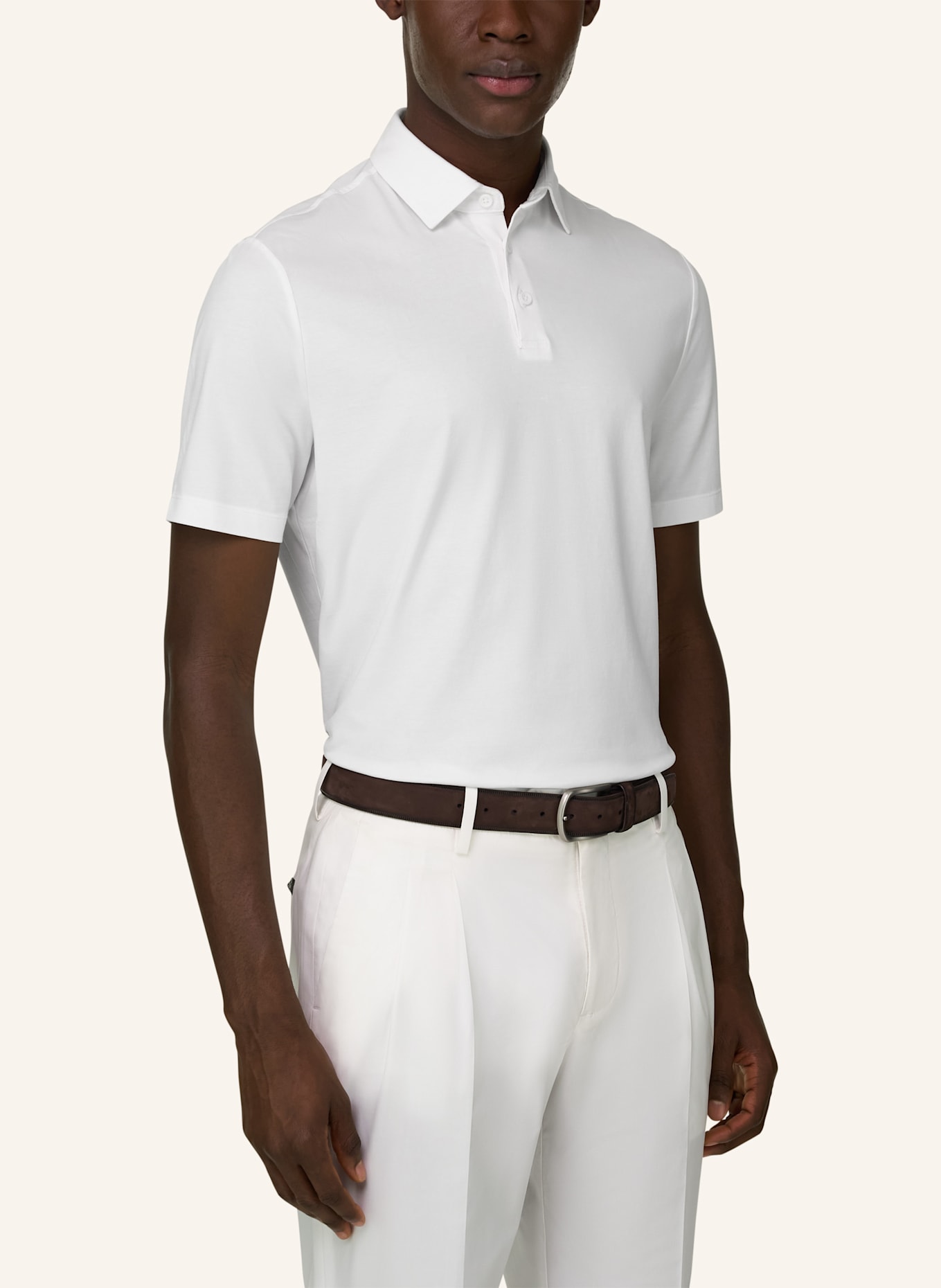 BOGGI MILANO Poloshirt: WIT