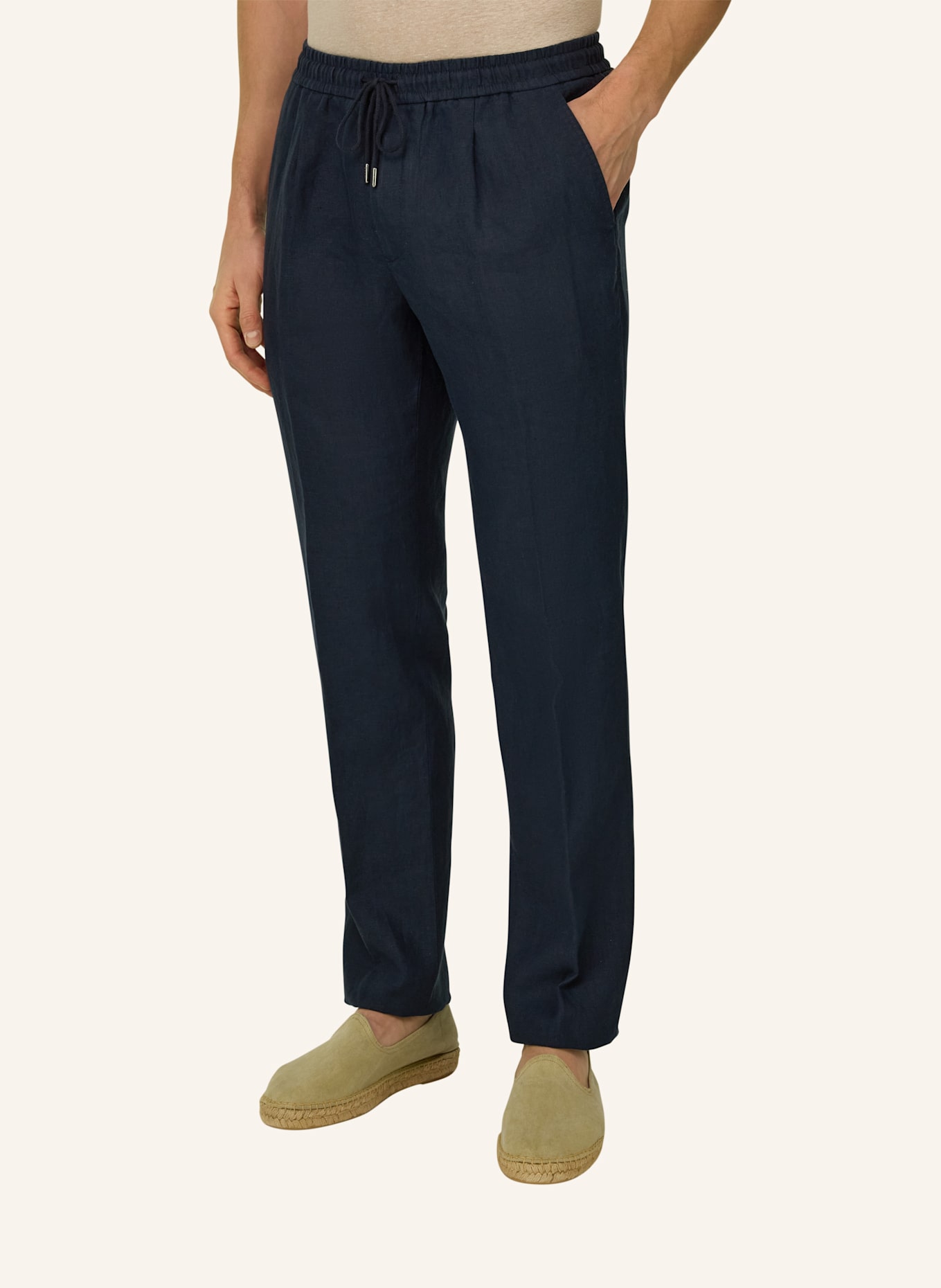 BOGGI MILANO Cordhose: BLAU