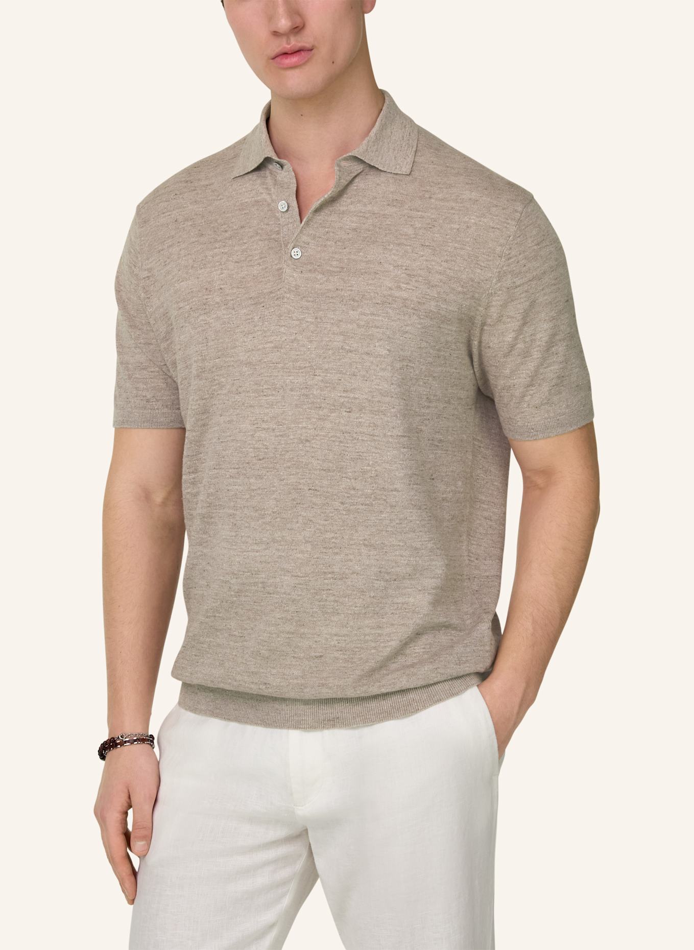 BOGGI MILANO Pullover: BEIGE