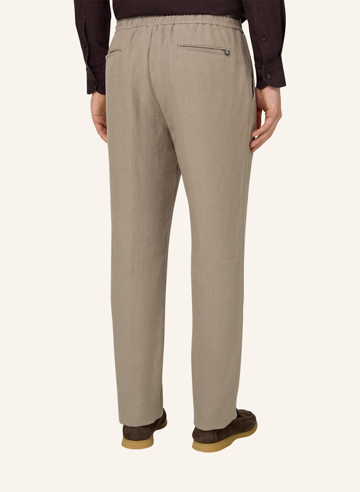 BOGGI MILANO Cordhose: GRAU