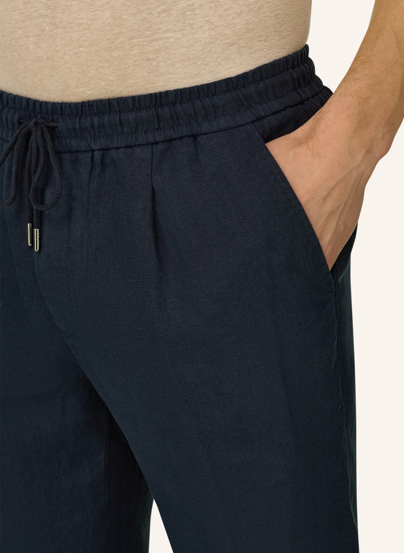 BOGGI MILANO Cordhose: BLAU