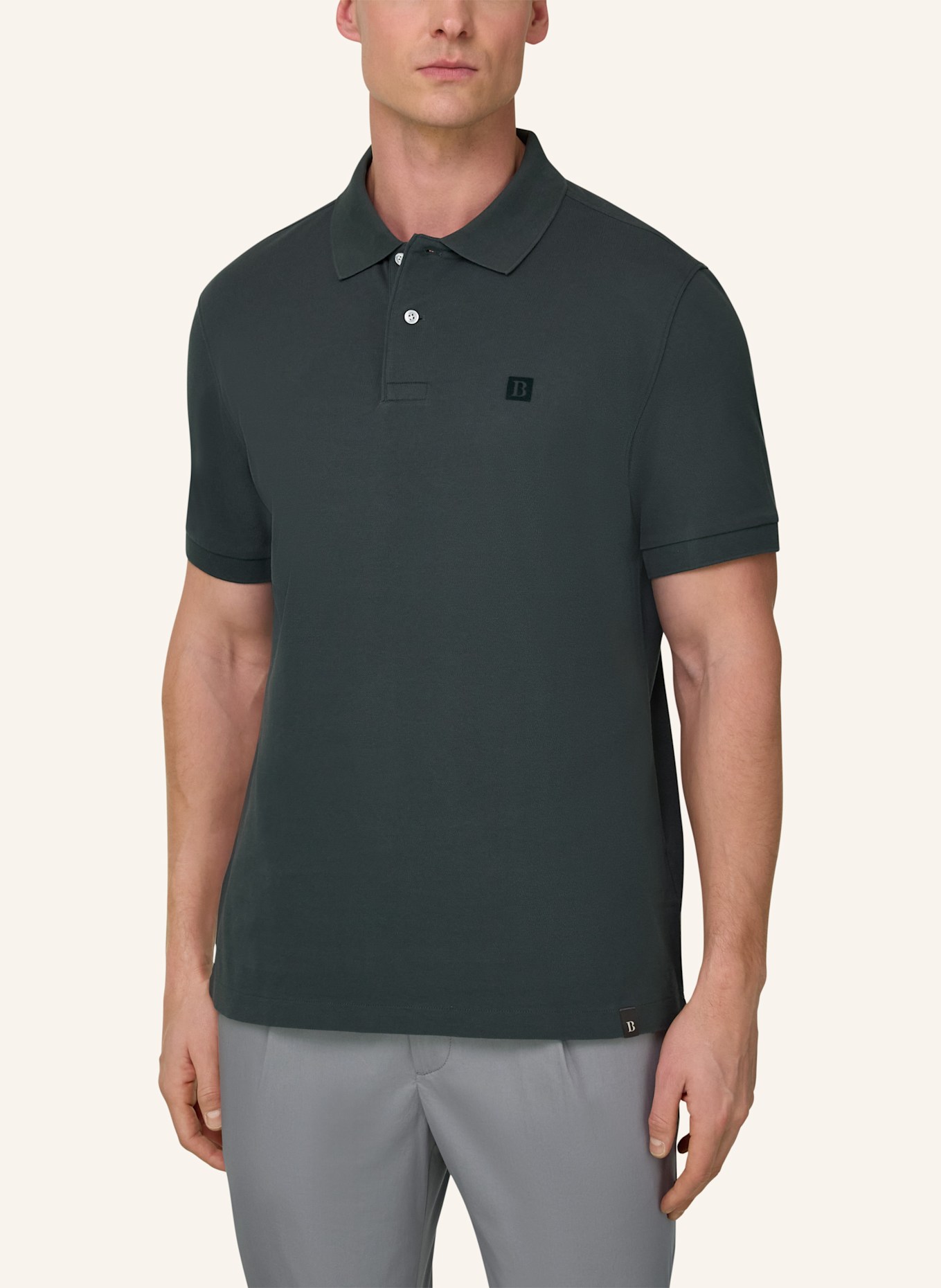 BOGGI MILANO Poloshirt: GROEN
