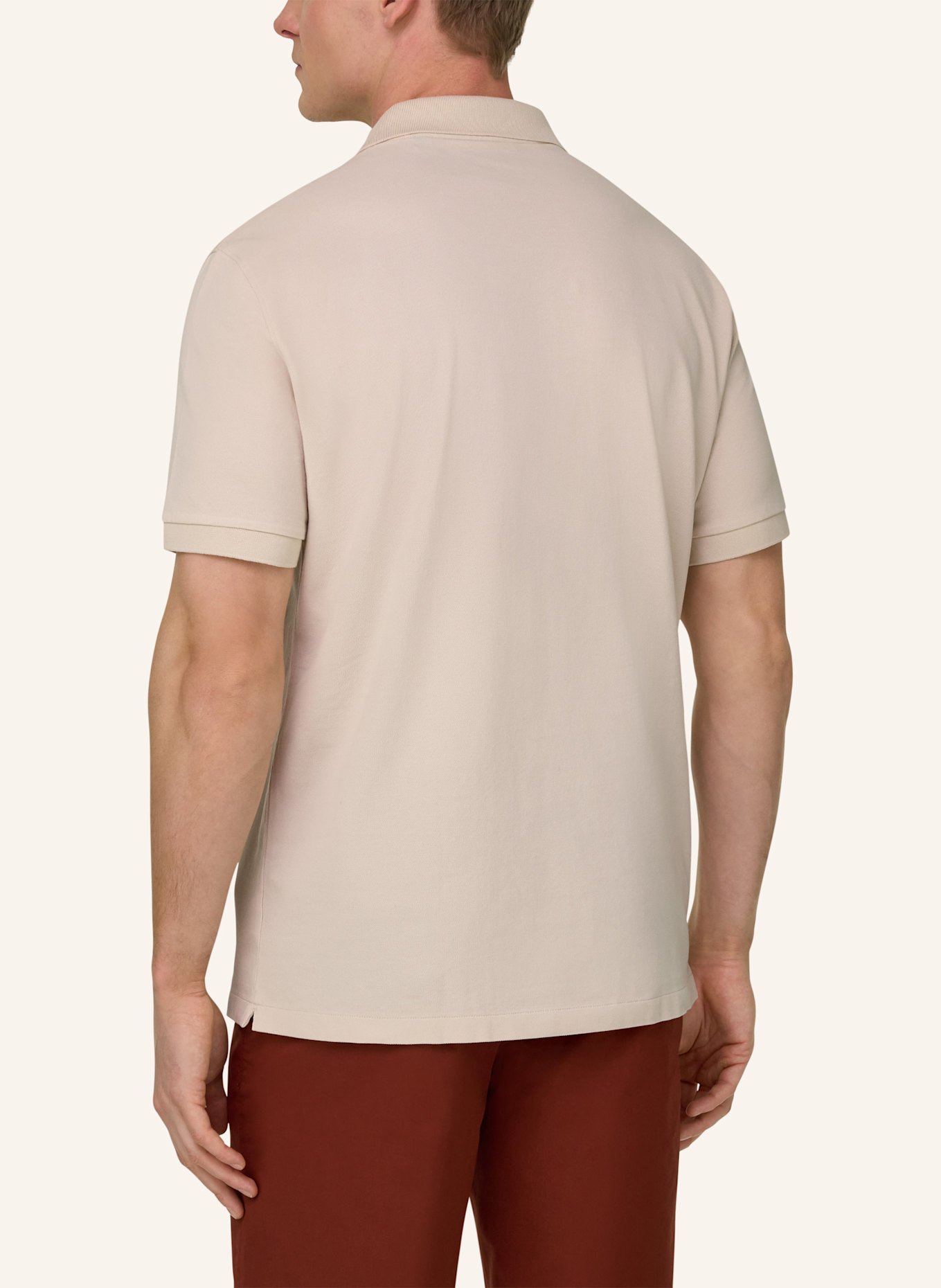 BOGGI MILANO Poloshirt: NUDE