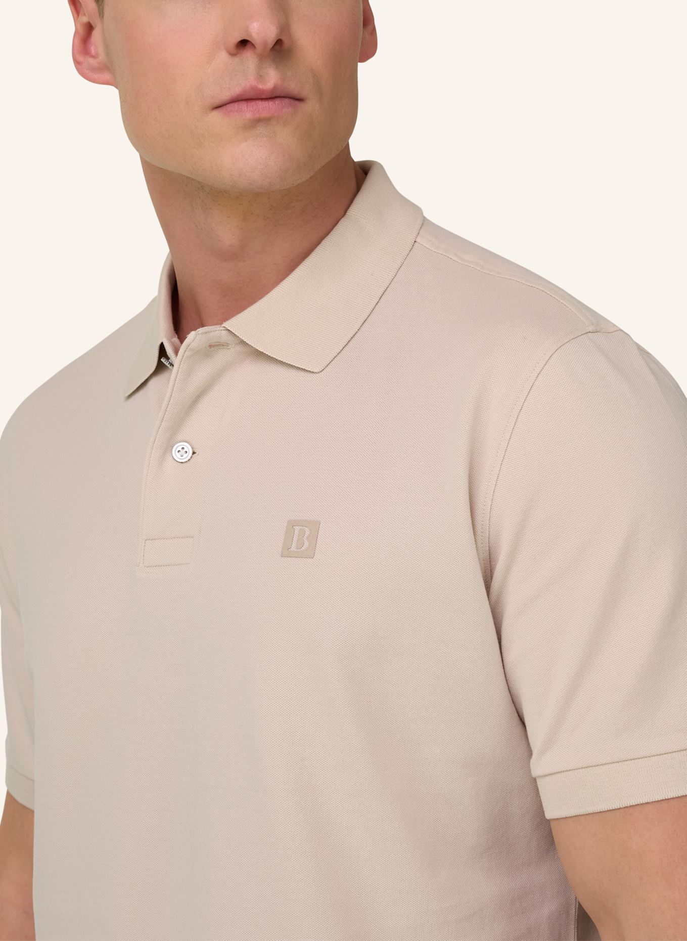 BOGGI MILANO Poloshirt: NUDE