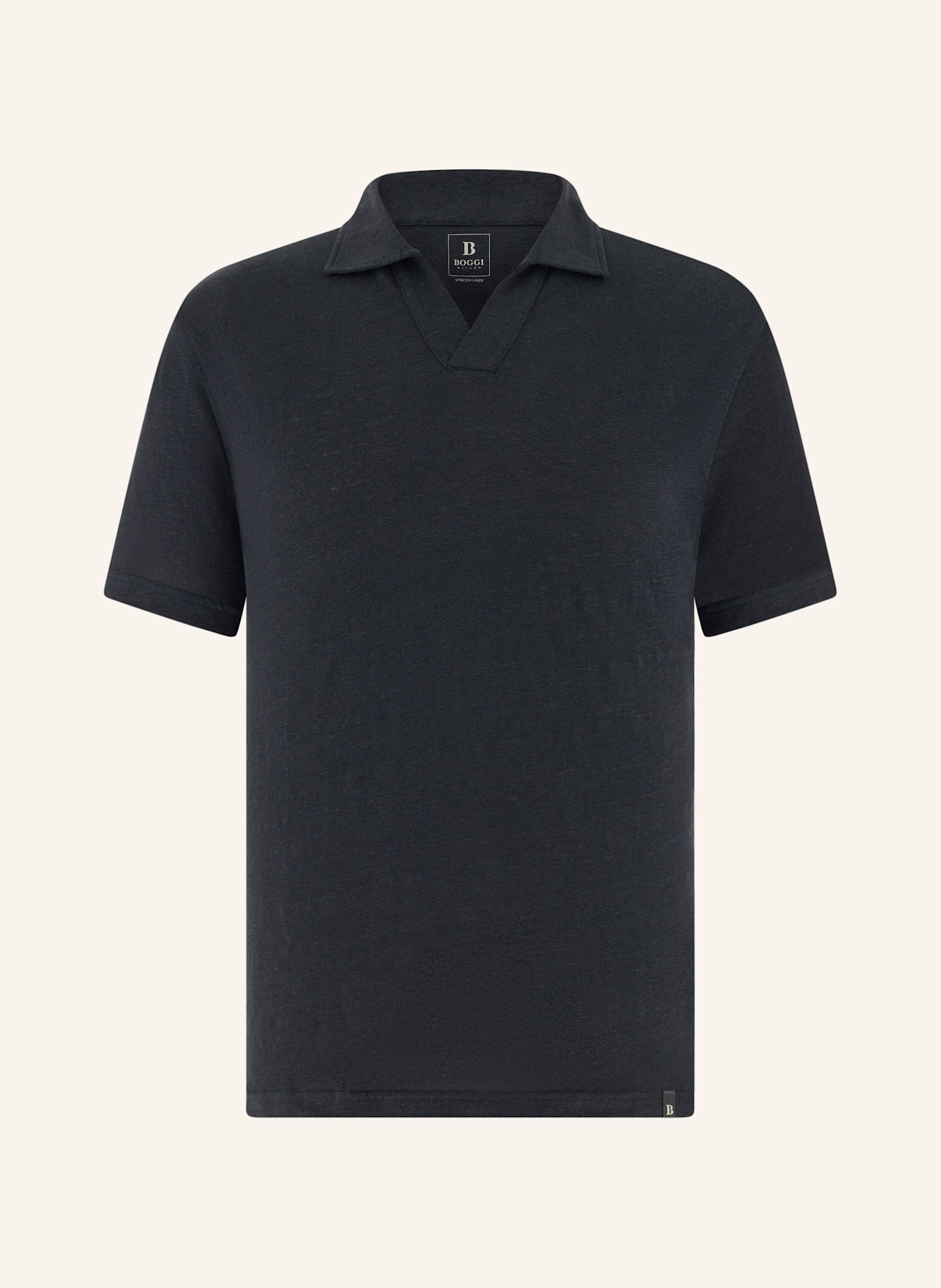 BOGGI MILANO Poloshirt: BLAU