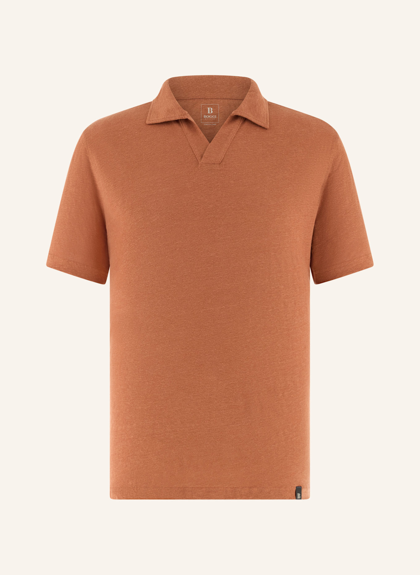 BOGGI MILANO Poloshirt: ROT