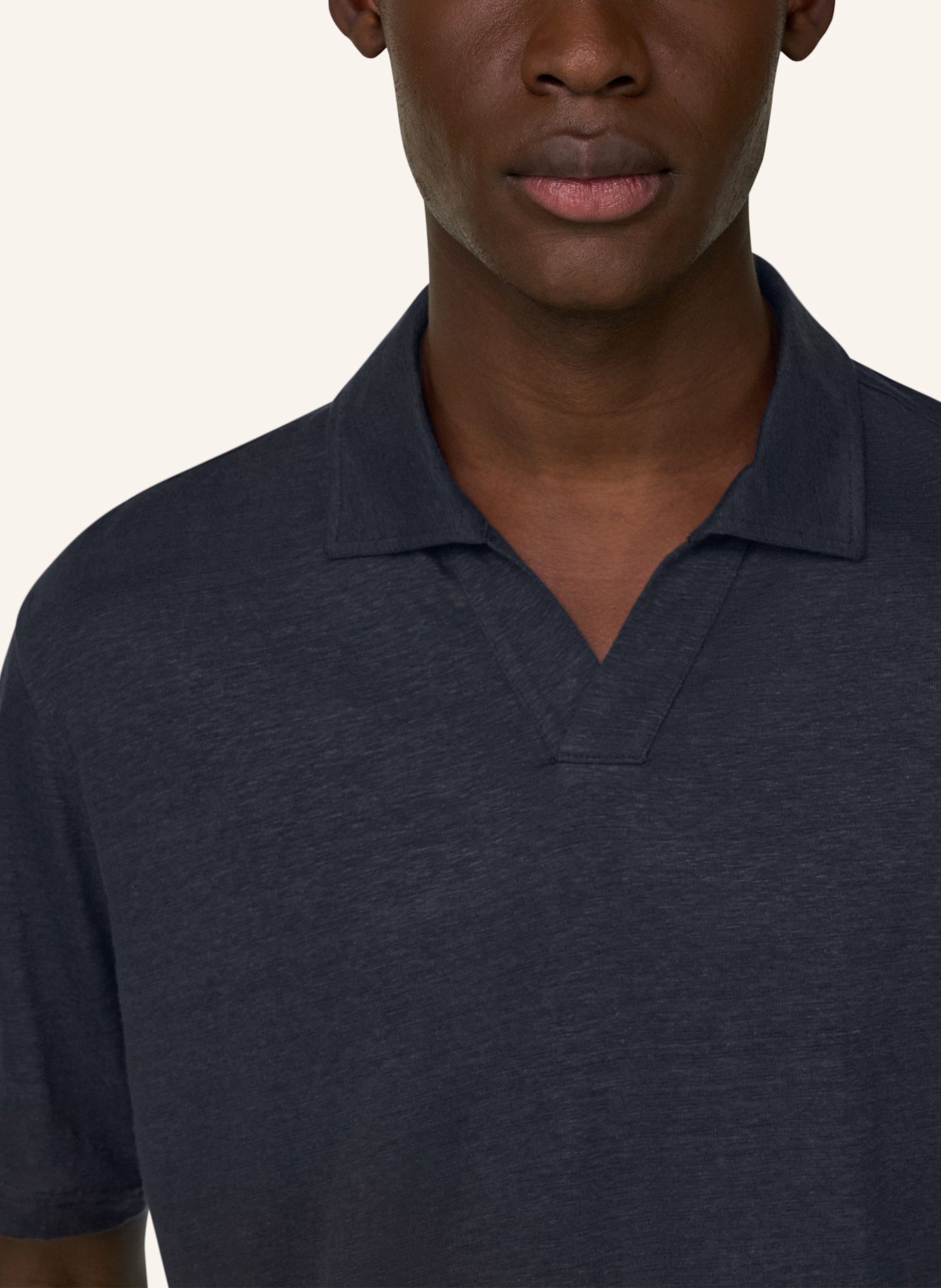 BOGGI MILANO Poloshirt: BLAU