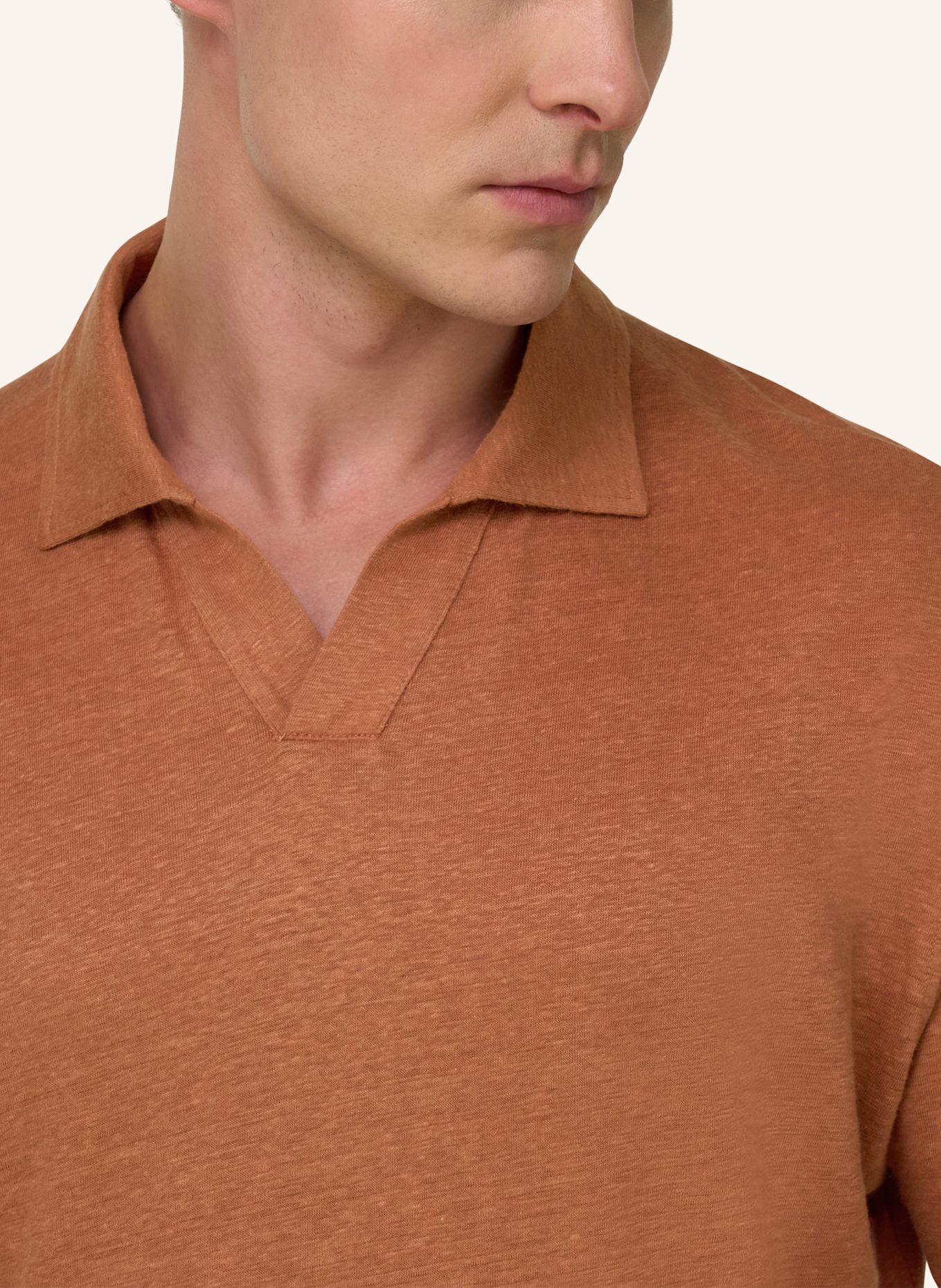 BOGGI MILANO Poloshirt: ROT