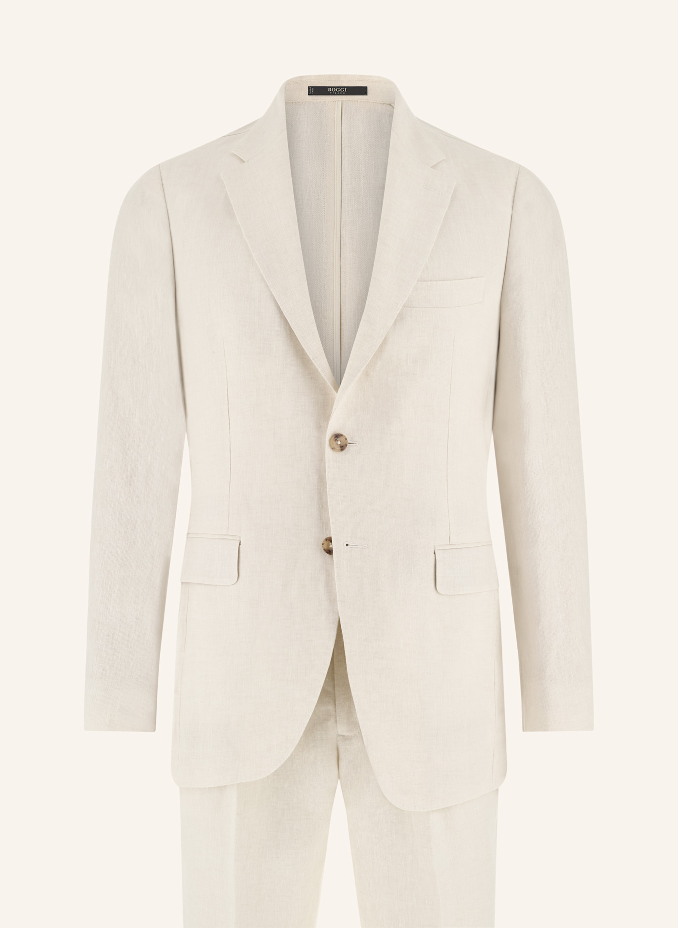 BOGGI MILANO Anzug Regular Fit: CRÈME