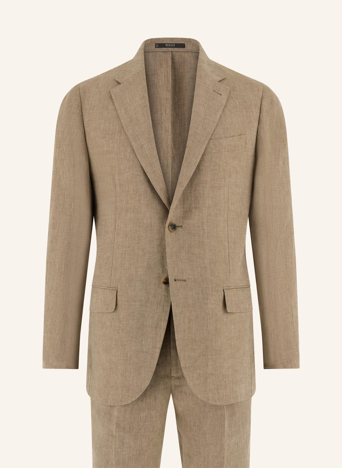 BOGGI MILANO Anzug Regular Fit: BEIGE