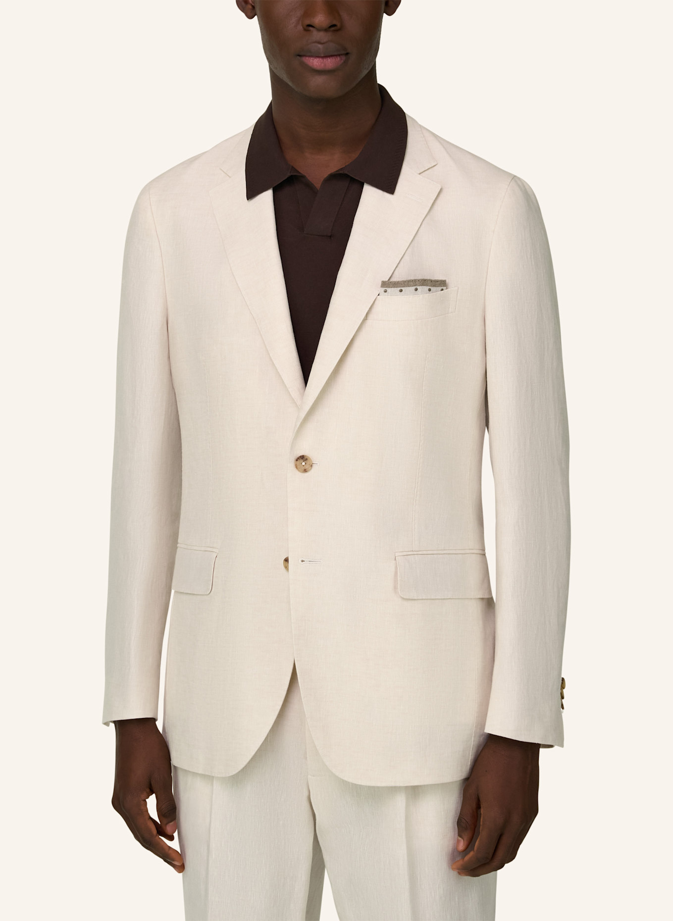 BOGGI MILANO Anzug Regular Fit: CRÈME