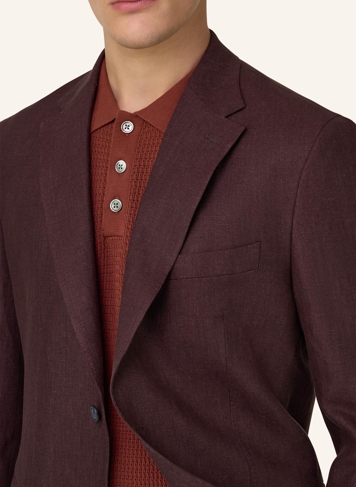 BOGGI MILANO Regular-Fit Suit: RED