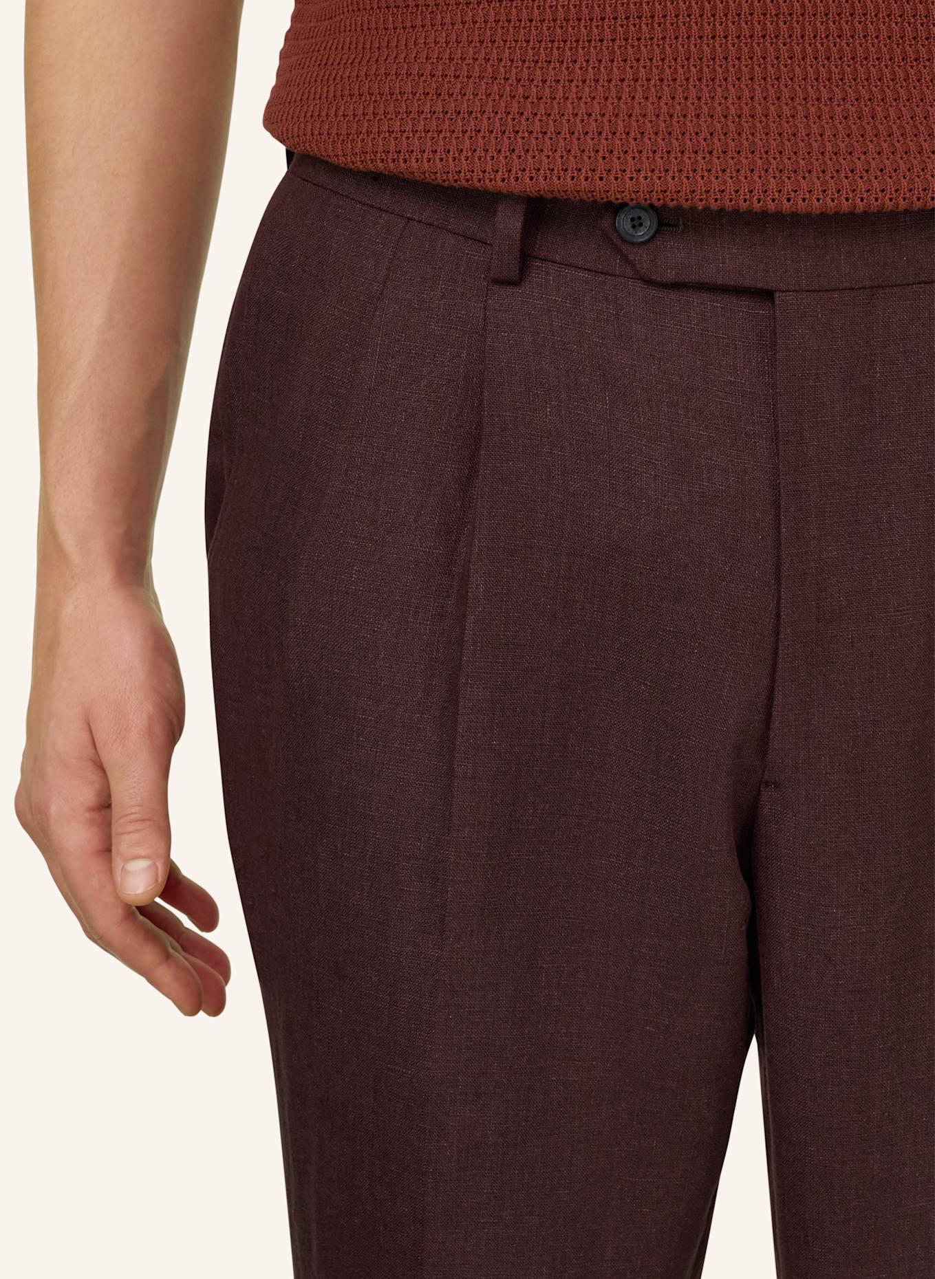 BOGGI MILANO Regular-Fit Suit: RED