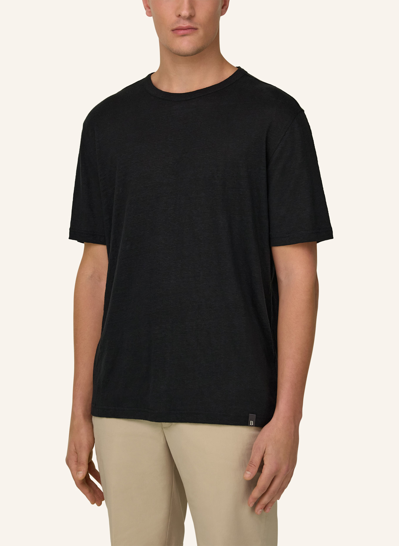 BOGGI MILANO T-Shirt: SCHWARZ