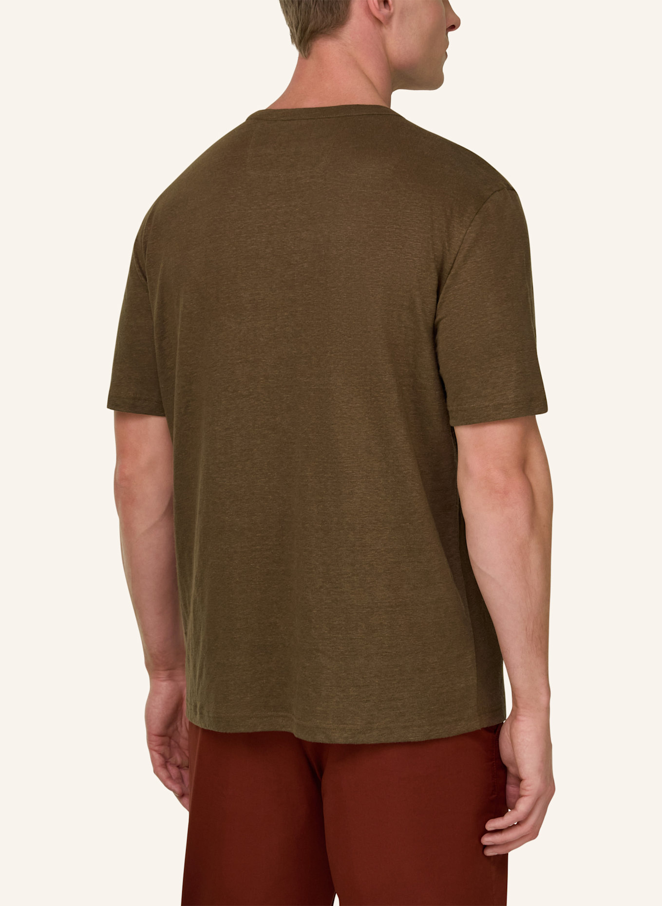 BOGGI MILANO T-Shirt: BRAUN