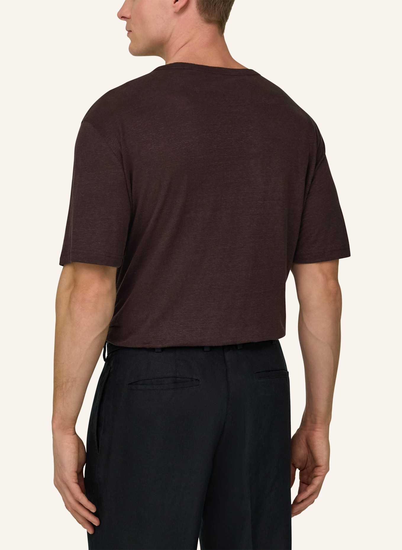 BOGGI MILANO T-Shirt: BRAUN