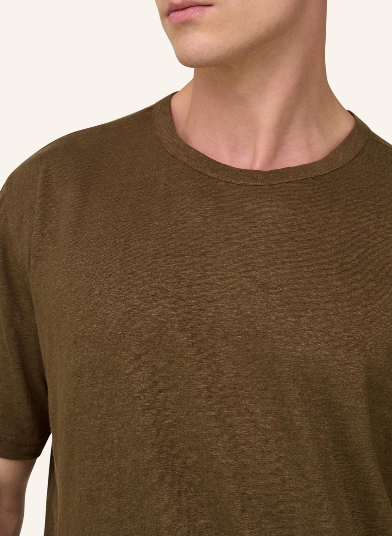 BOGGI MILANO T-Shirt: BRAUN