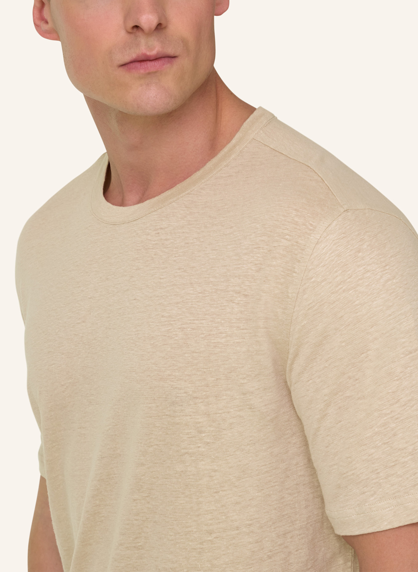 BOGGI MILANO T-Shirt: BRAUN