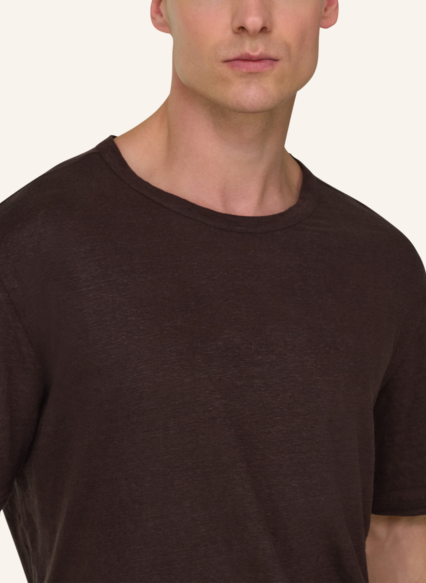 BOGGI MILANO T-Shirt: BRAUN