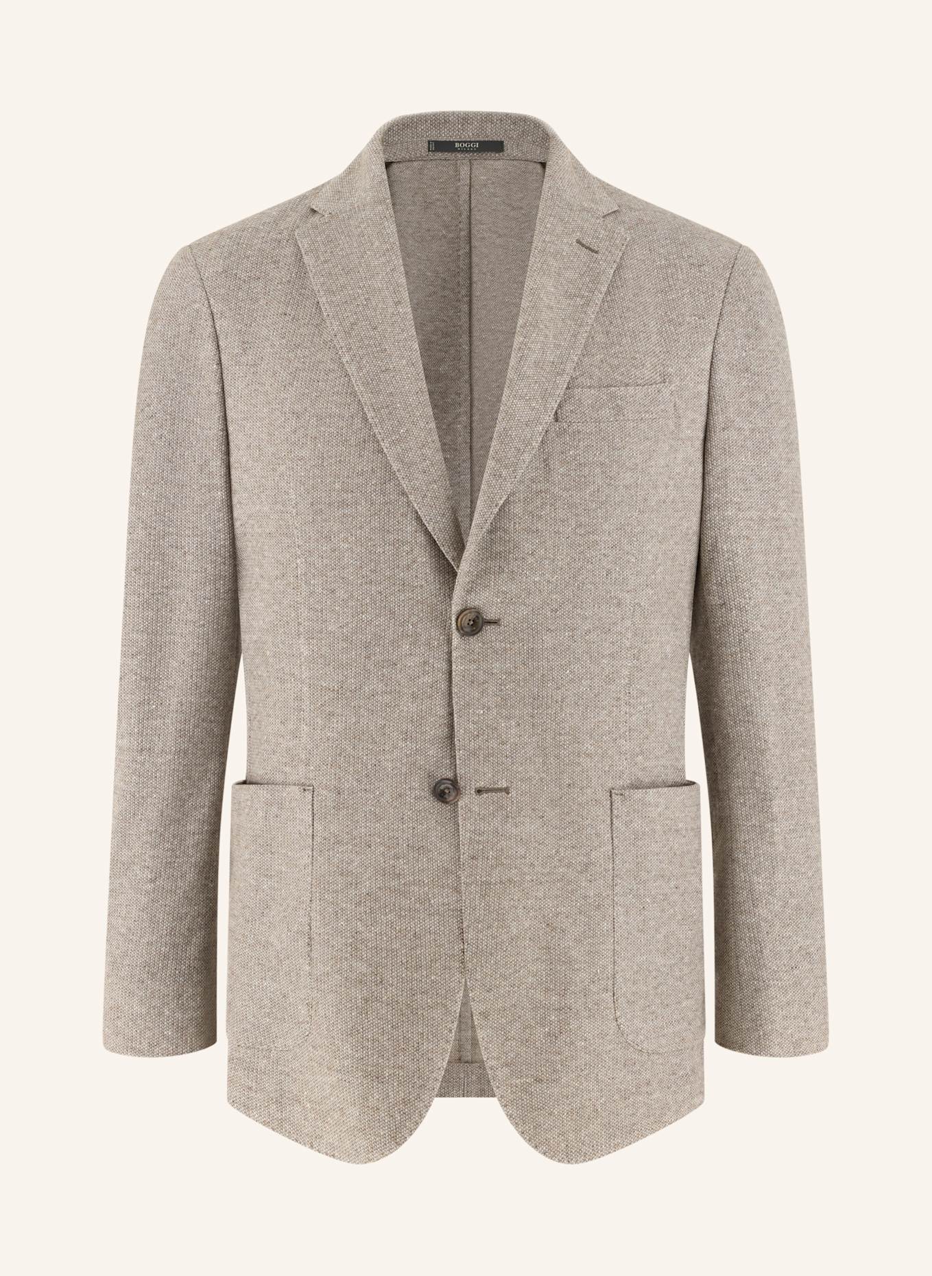 BOGGI MILANO Sweat-Sakko: BRAUN