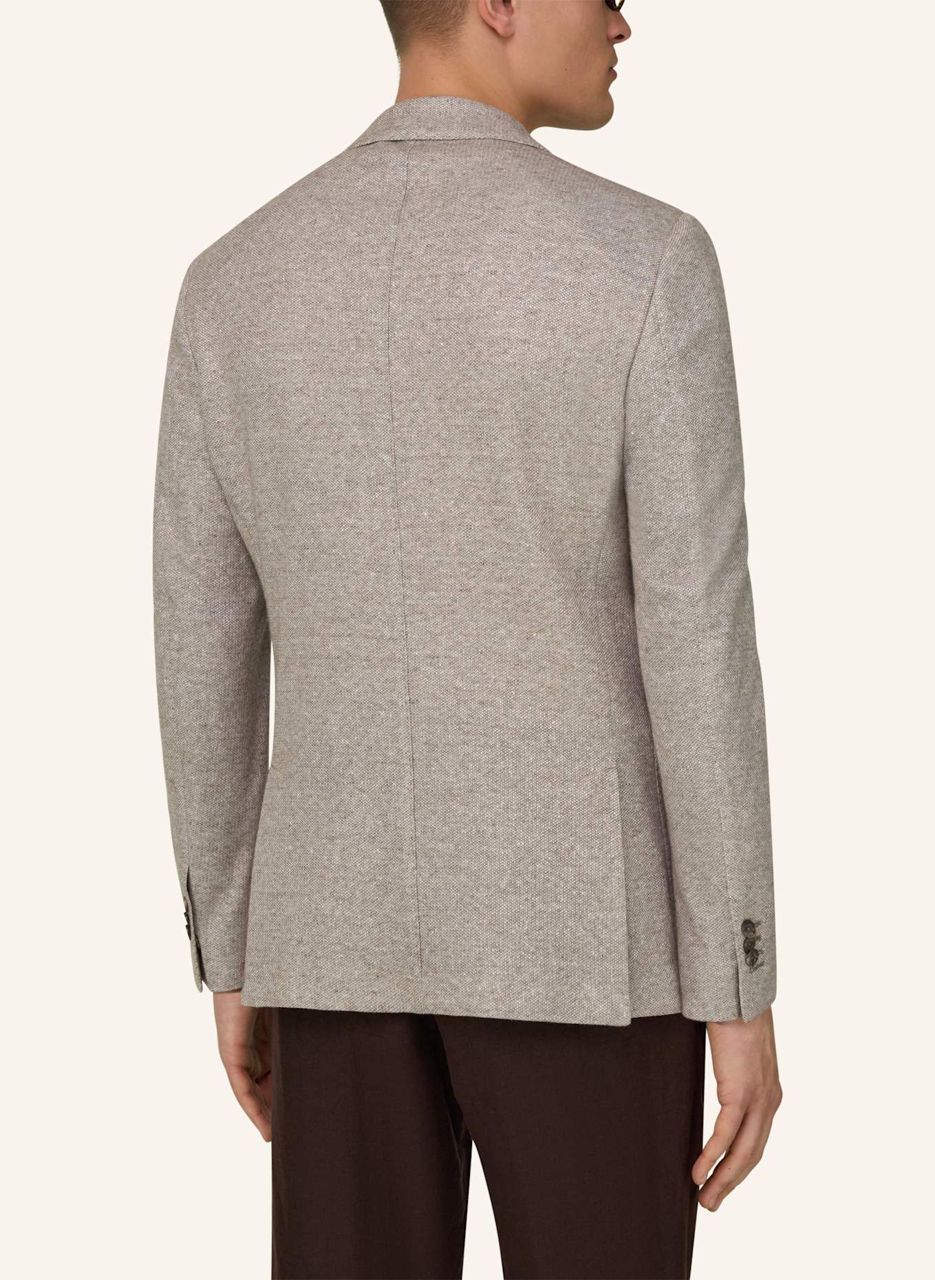 BOGGI MILANO Sweat-Sakko: BRAUN