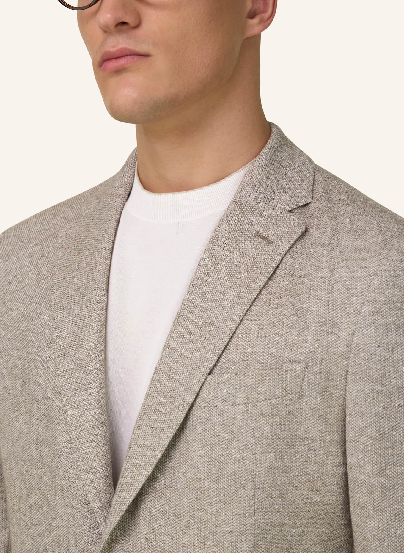 BOGGI MILANO Sweat-Sakko: BRAUN