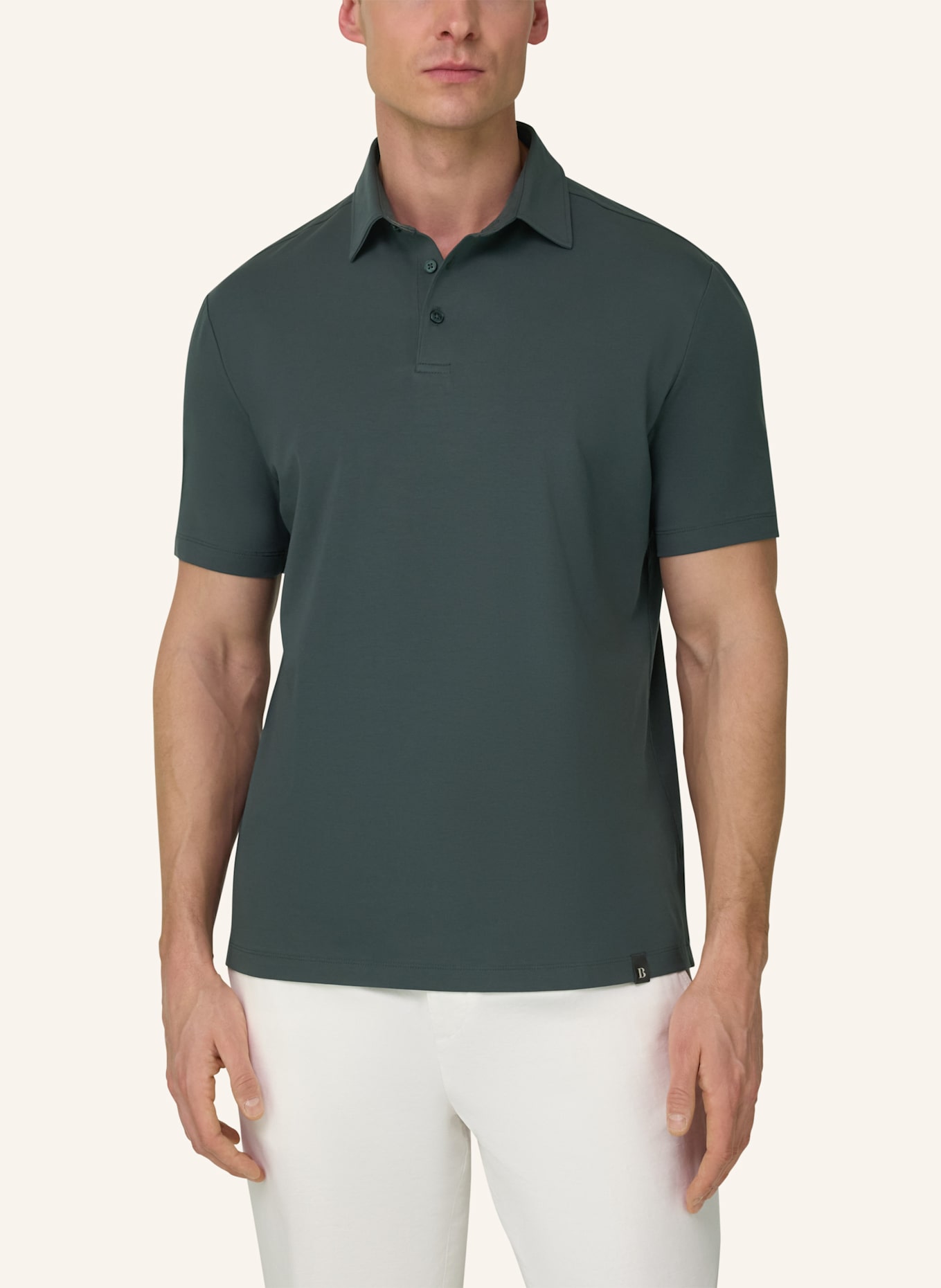 BOGGI MILANO Poloshirt: GROEN