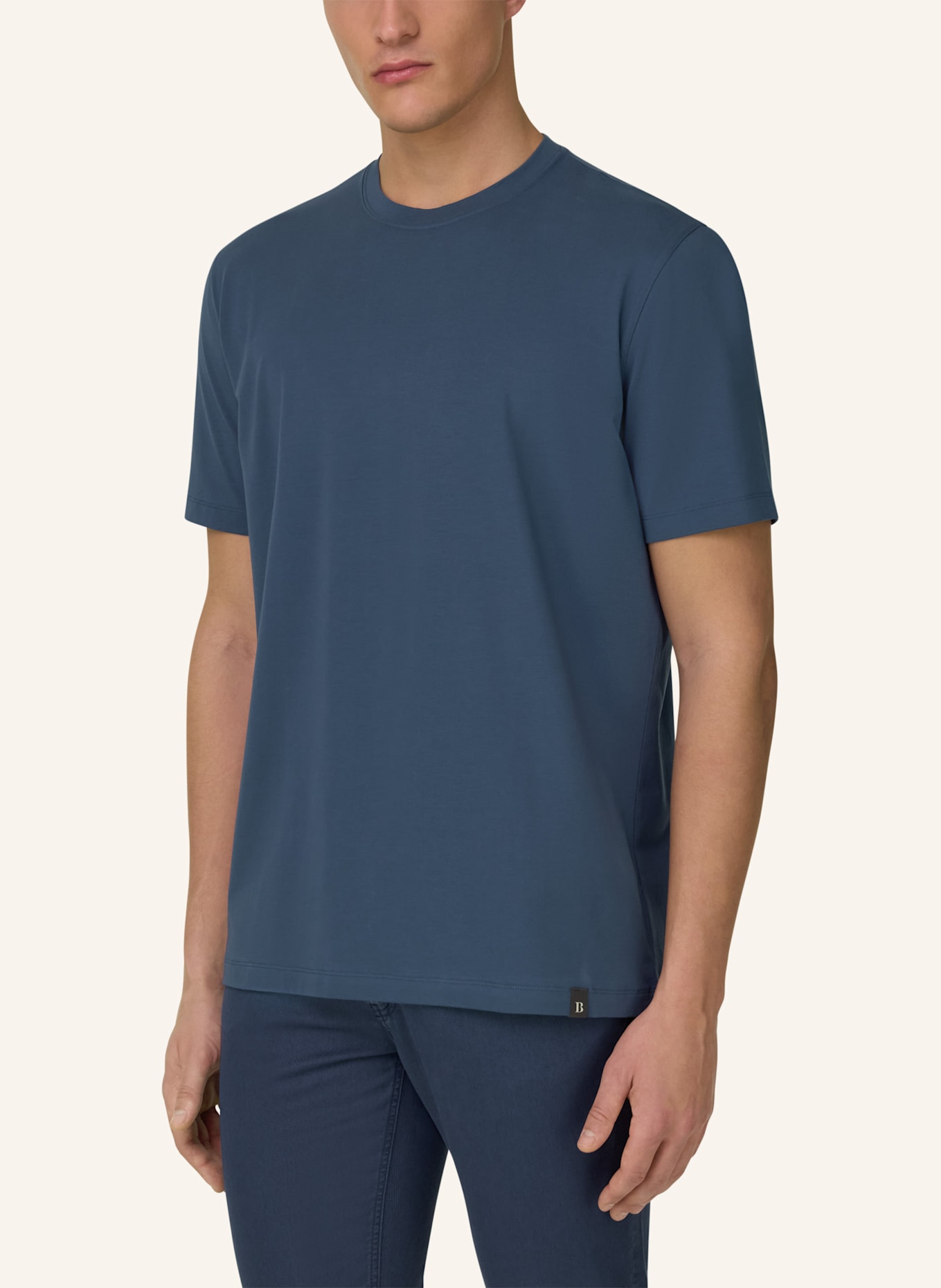 BOGGI MILANO T-Shirt: BLAU
